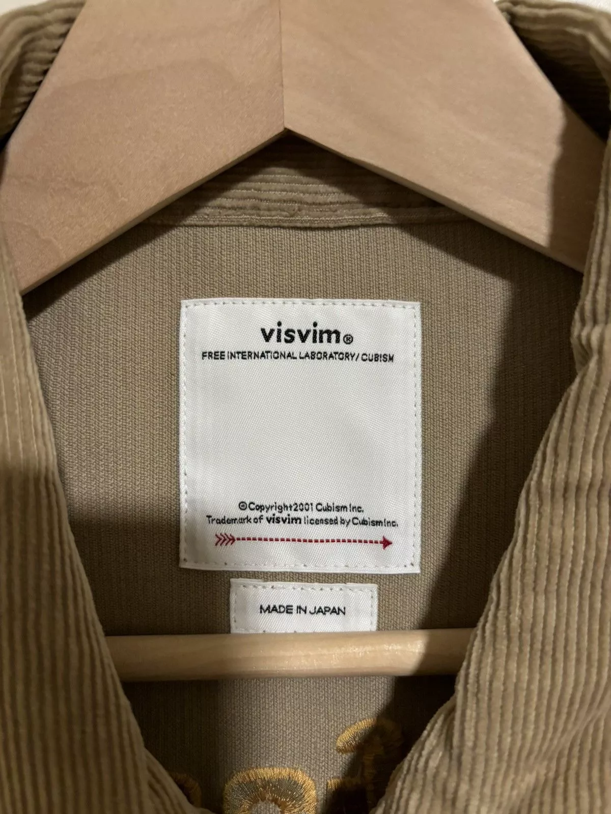 Visvim Light Jackets VISVIM EXCLUSIVE REDSUN JKT CORDS JACKET BEIGE