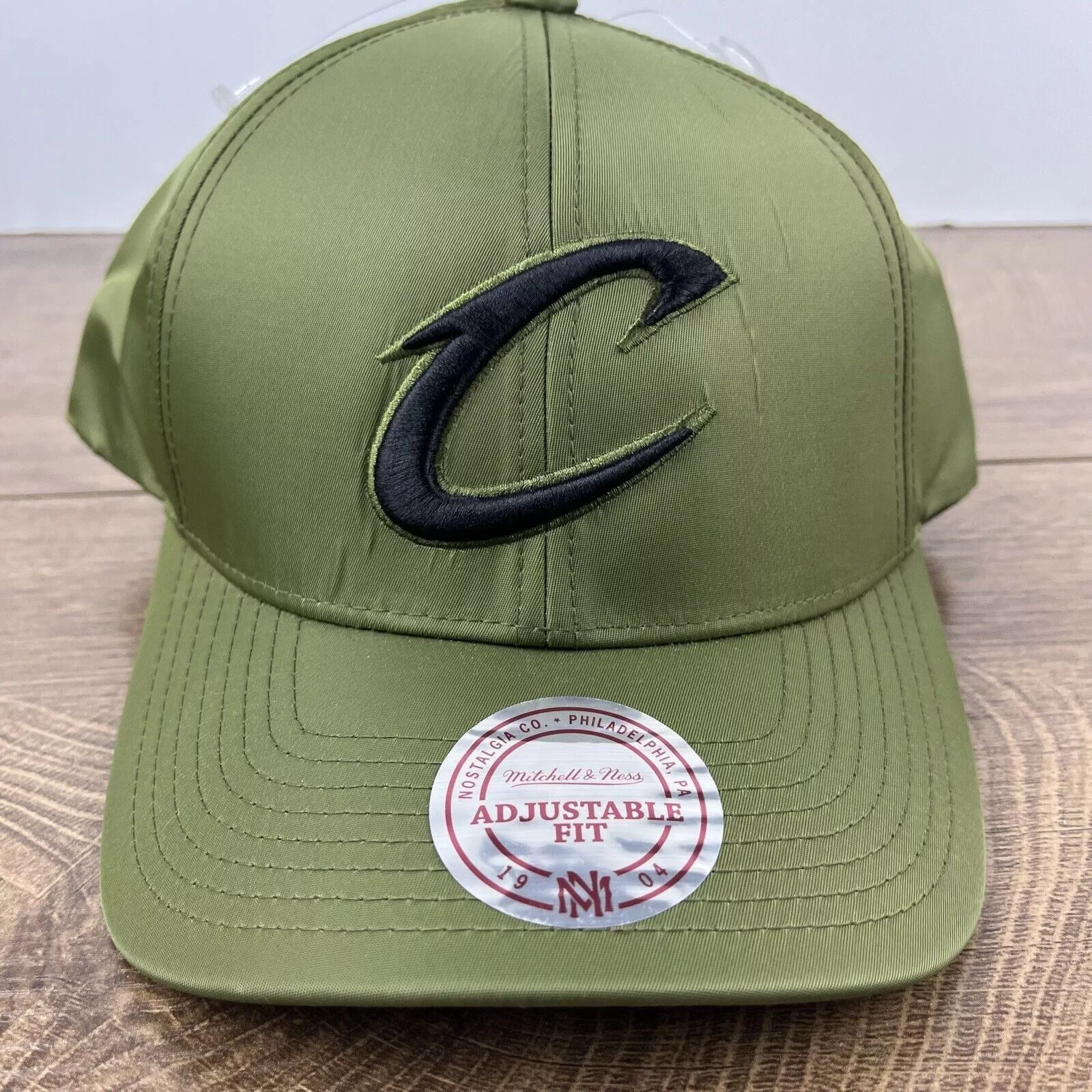 Mitchell & Ness Hats Mitchell & Ness Cleveland Cavaliers Snapback Hat Green Adjustable Green Mitc