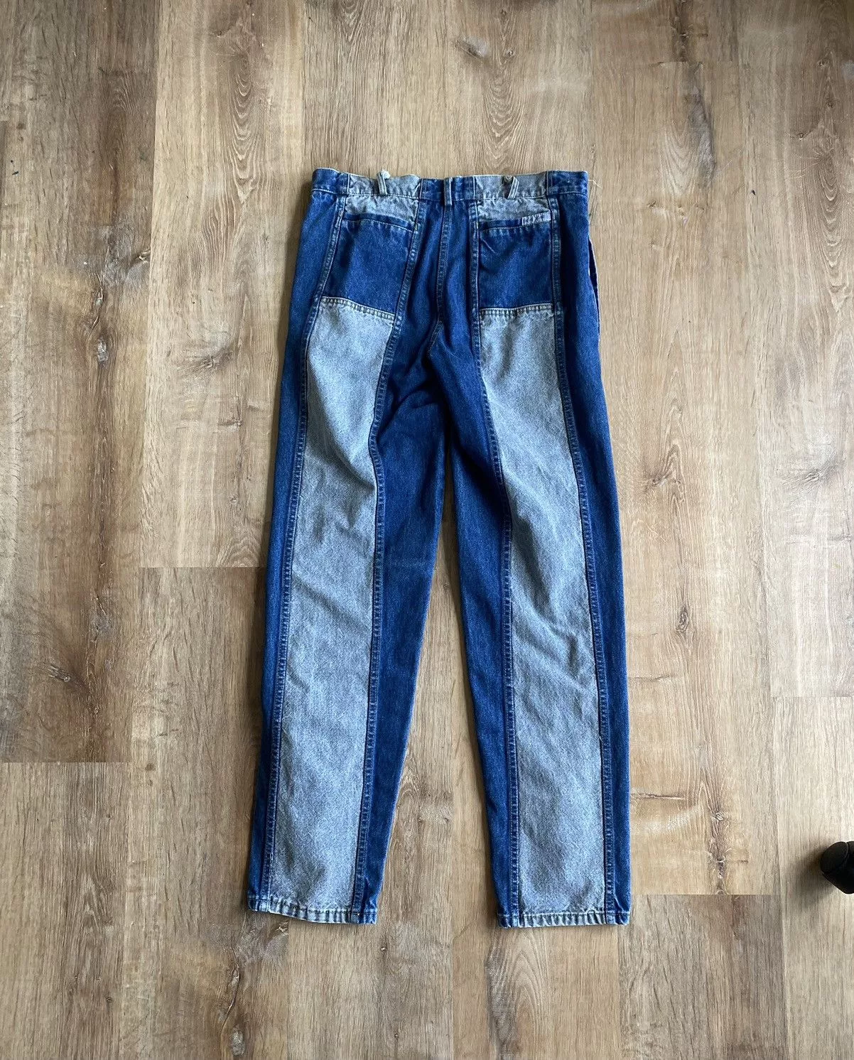 Blue zone vintage denim jeans Red