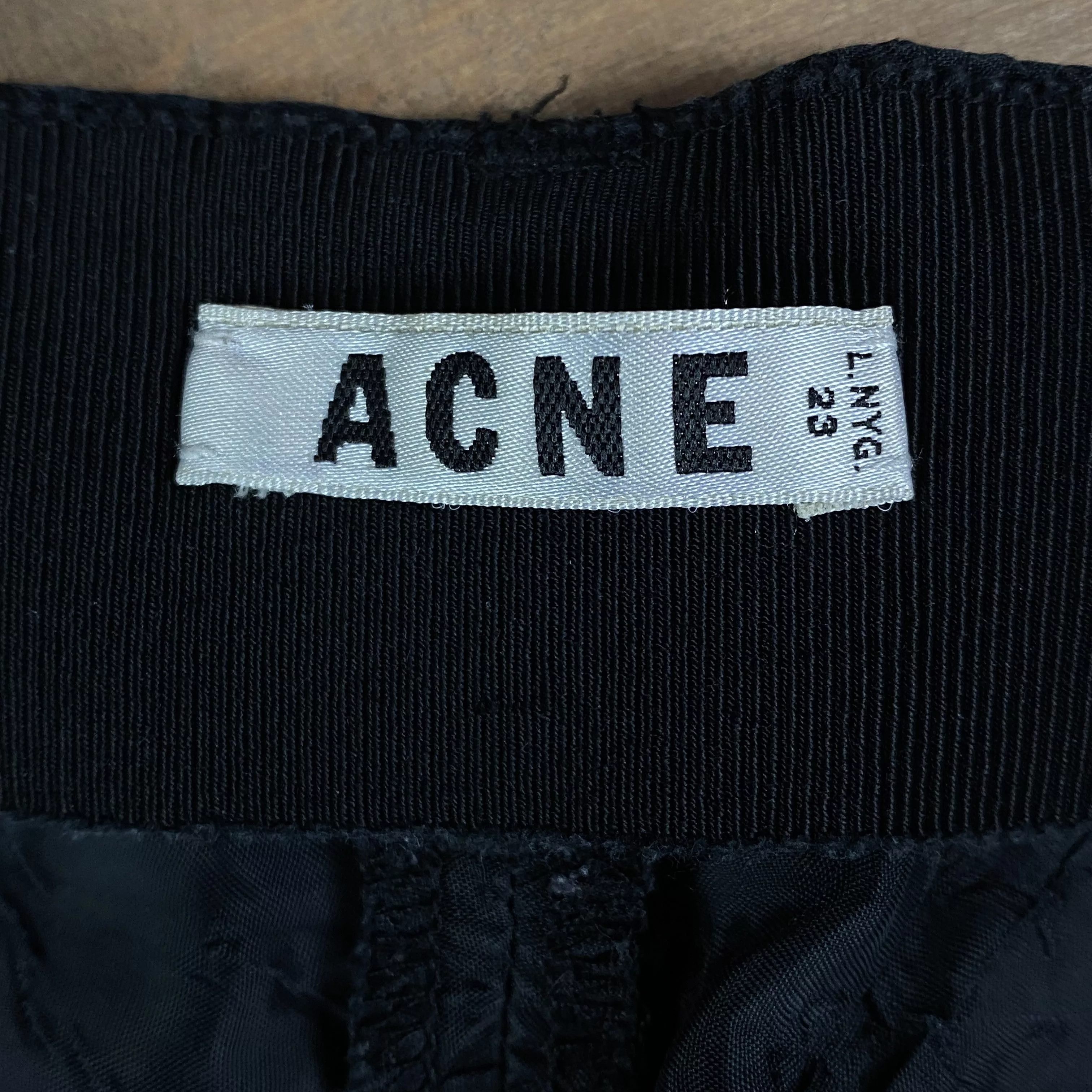 Acne Studios Pants Acne Studios Womens Dress Pants Acne Size 38 Polyester Black Luxury