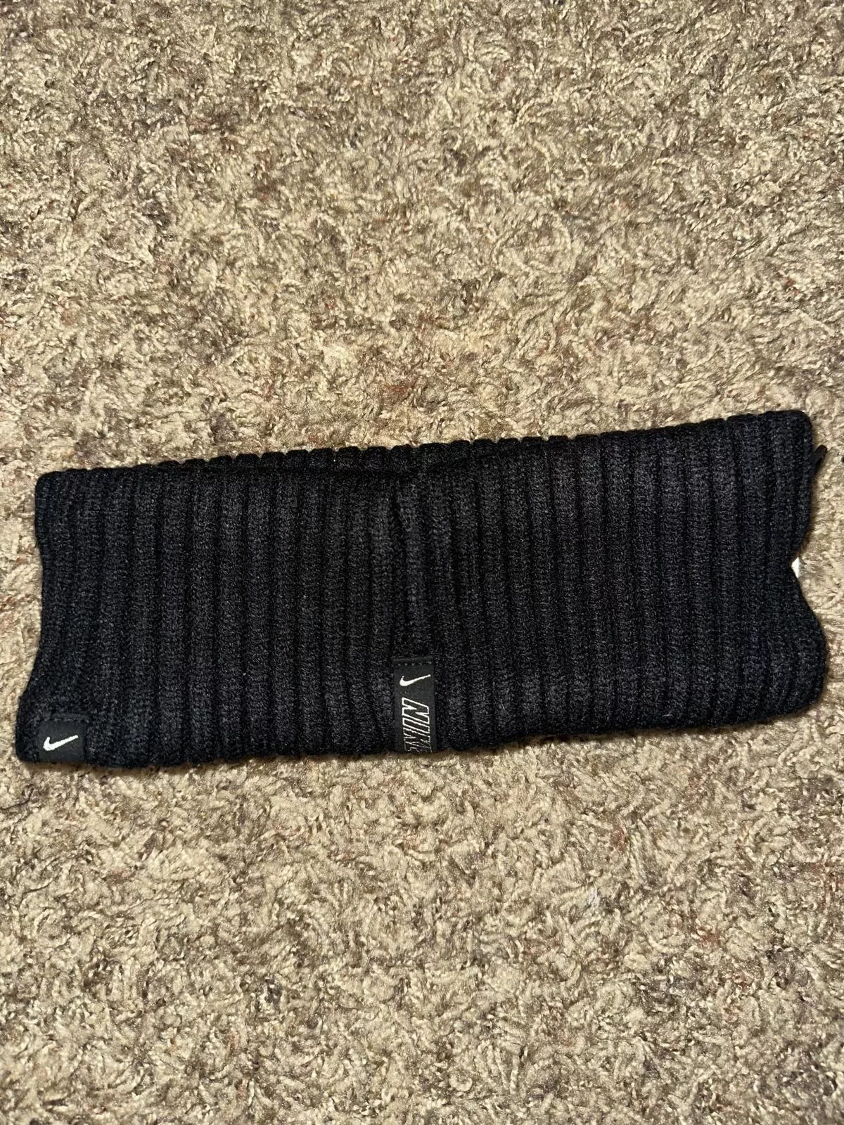 Nike Miscellaneous NIKE Unisex – Adult's Knit Wide Headband Black