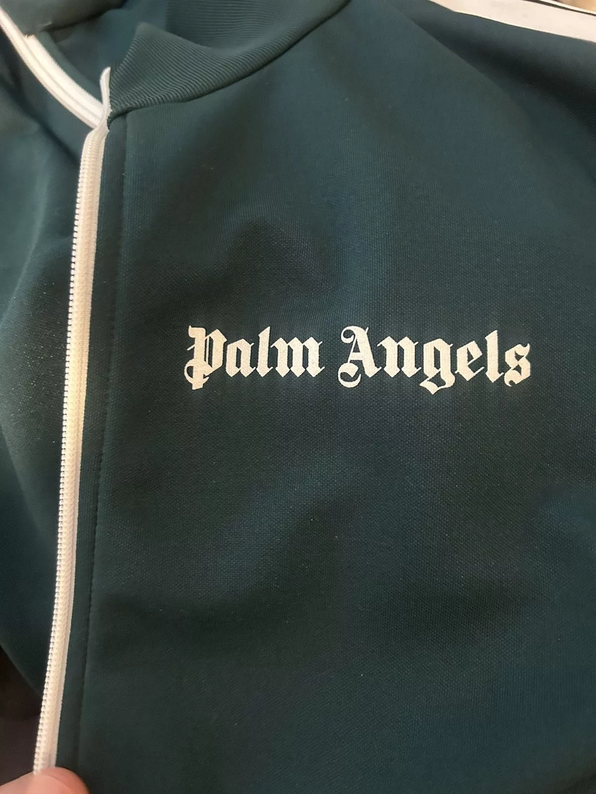 Palm Angels Light Jackets Palm Angels Track Jacket Green