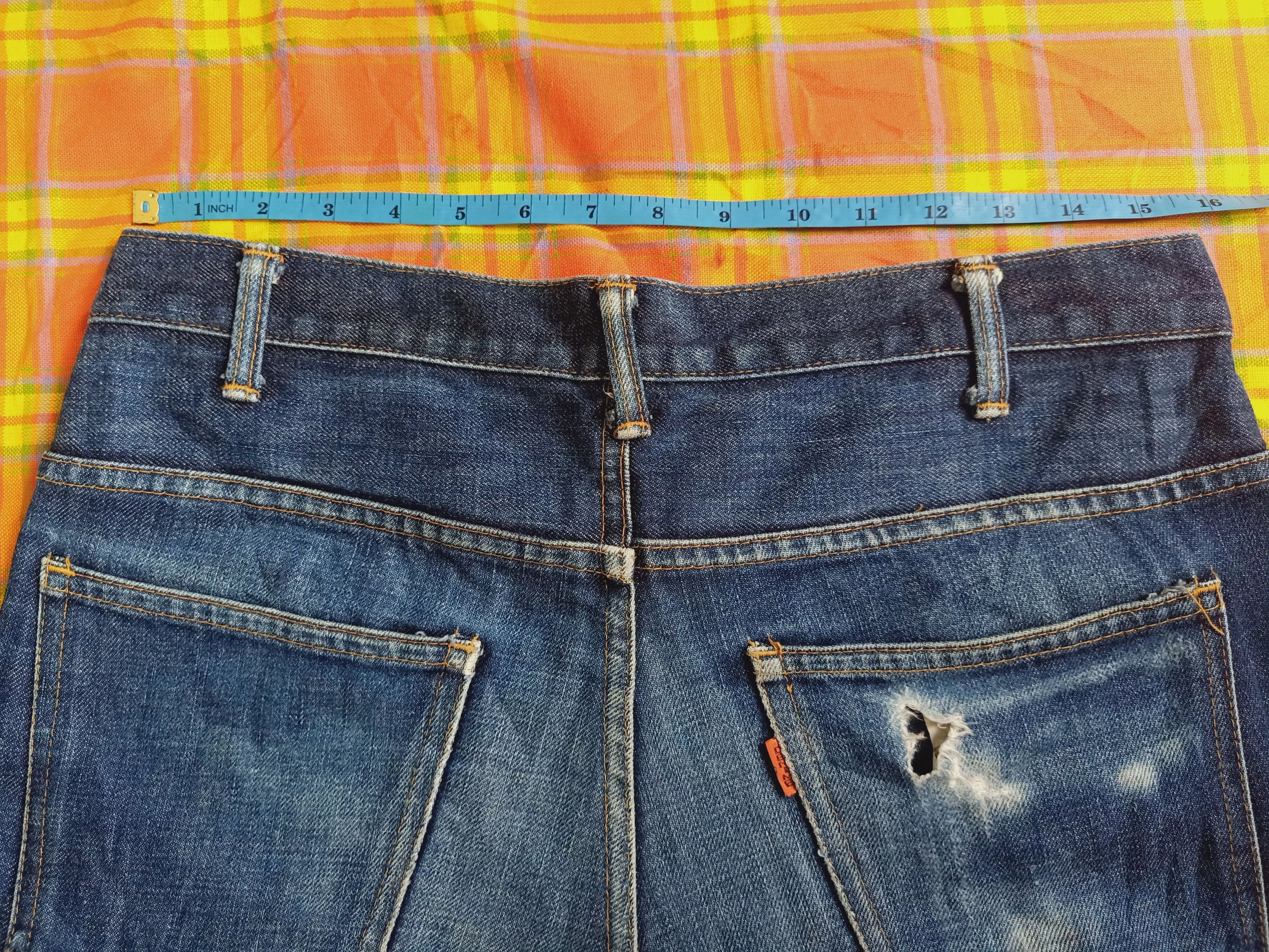 Denime Denim Denime × RESOLUTE Boot cut DENIME ORIZZONTI orange tag jeans Blue