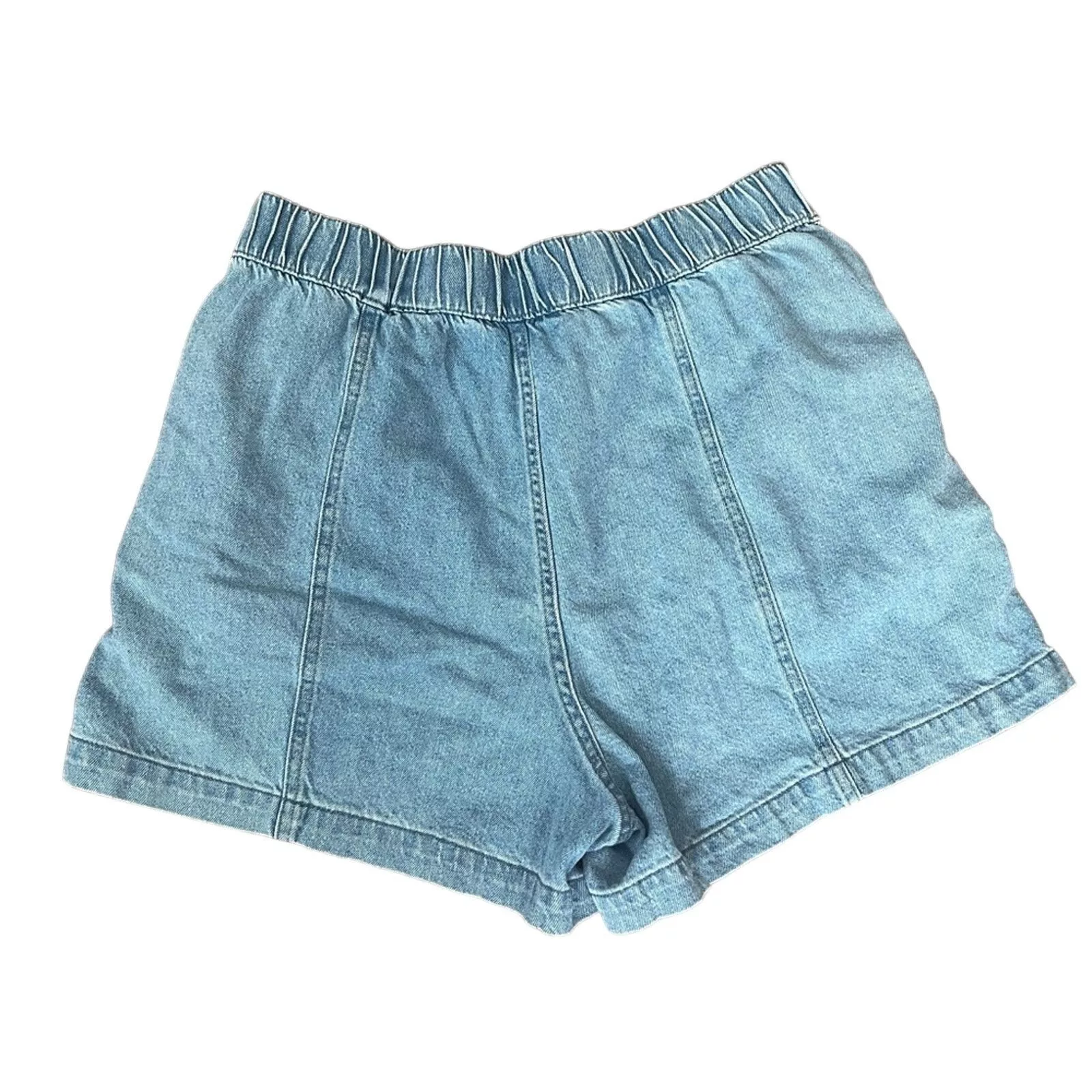 Madewell Shorts MADEWELL DENIM PULL ON CARPENTER SHORTS SIZE S Blue