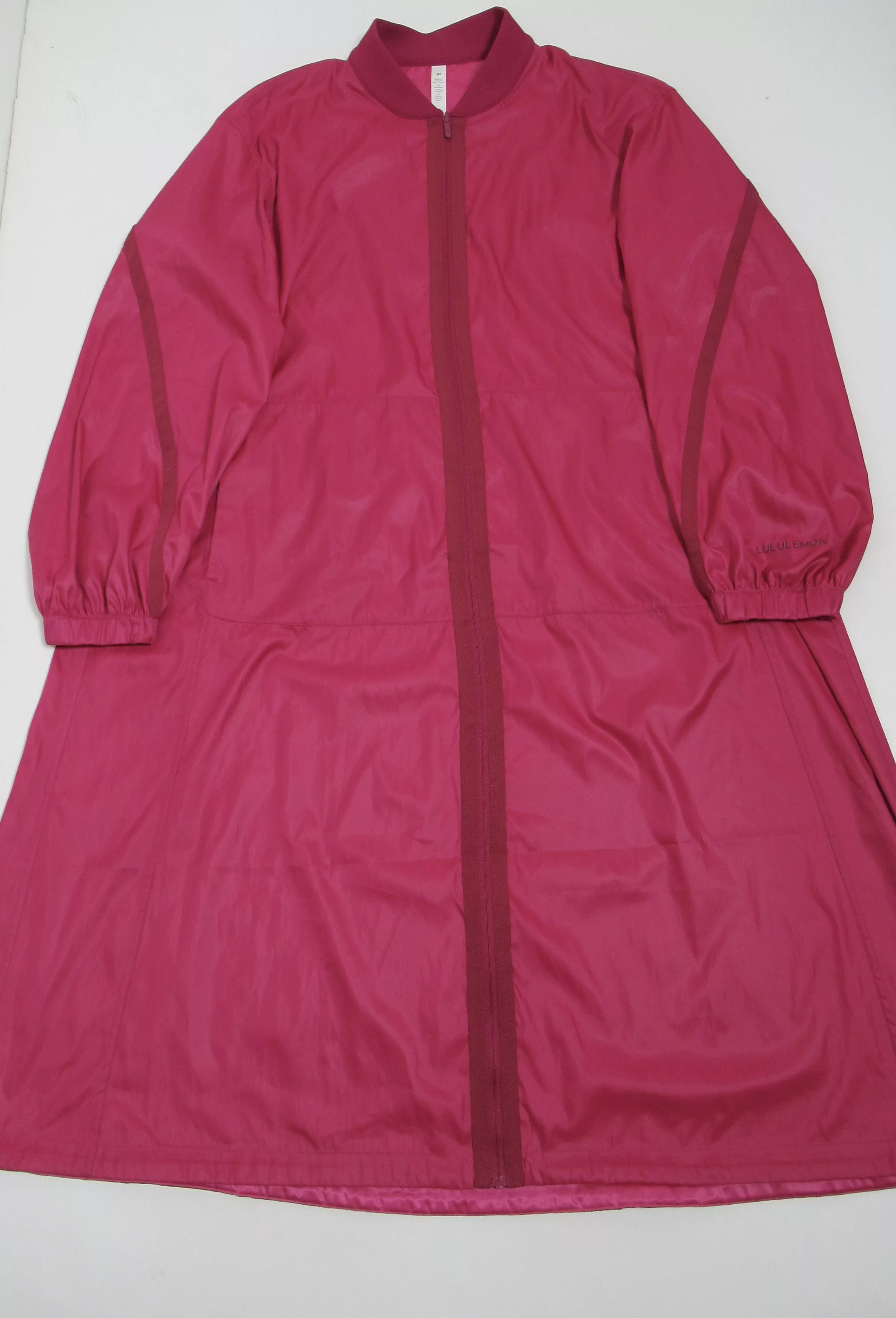 Lululemon Bombers Lululemon Reversible Drape-Sleeve Long Jacket Sonic Pink Multi