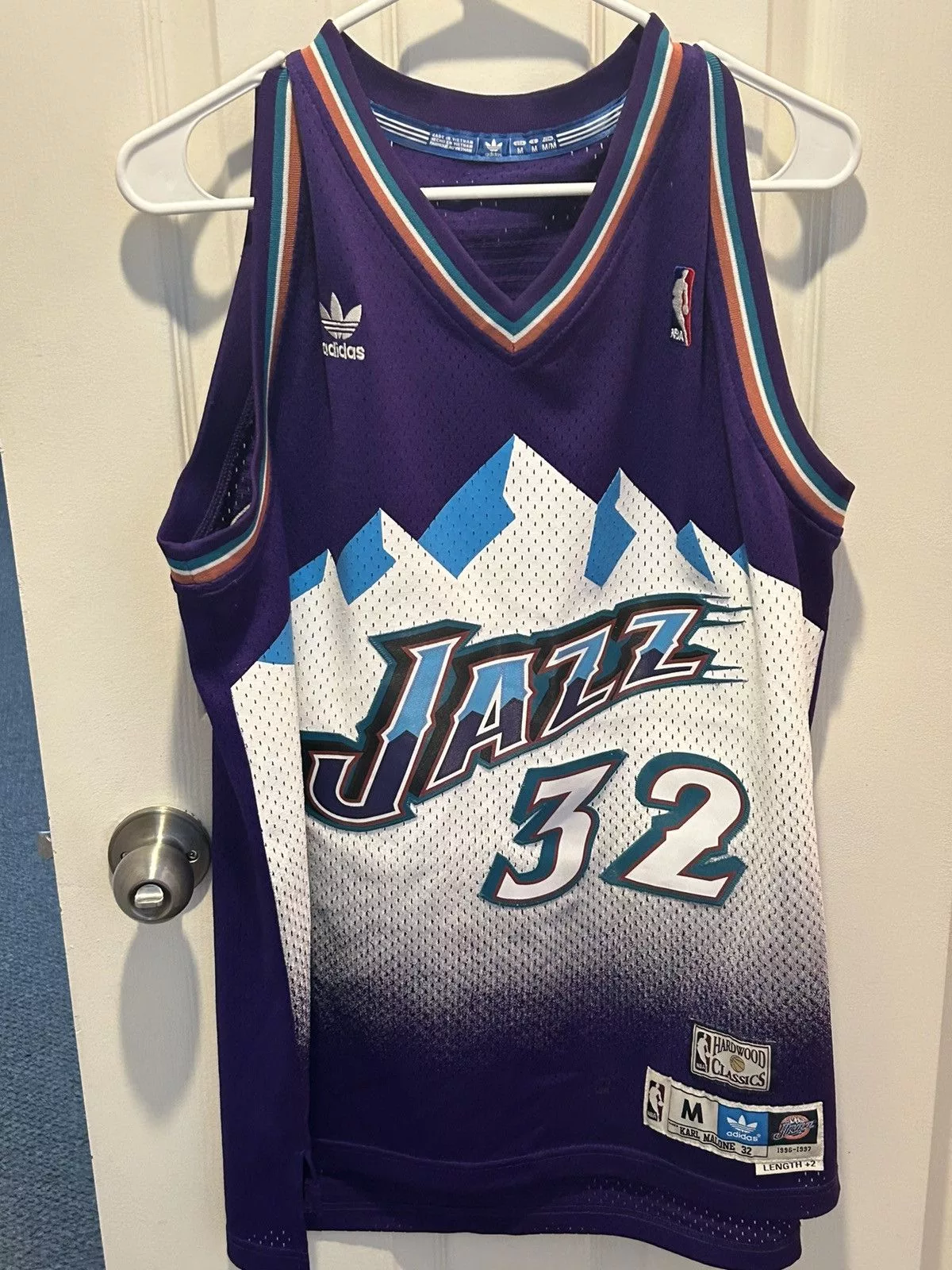 Mitchell & Ness Jerseys Mitchell & Ness Mitchell and Ness Karl Malone Jersey Purple