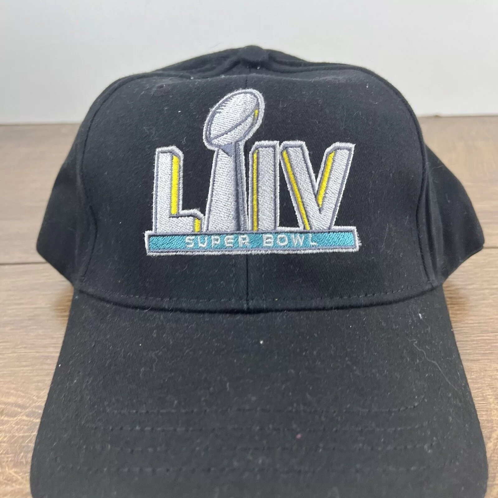 Other Hats Other Super Bowl 53 Hat LIIV Hat Black Hat Adjustable NFL Black Ad