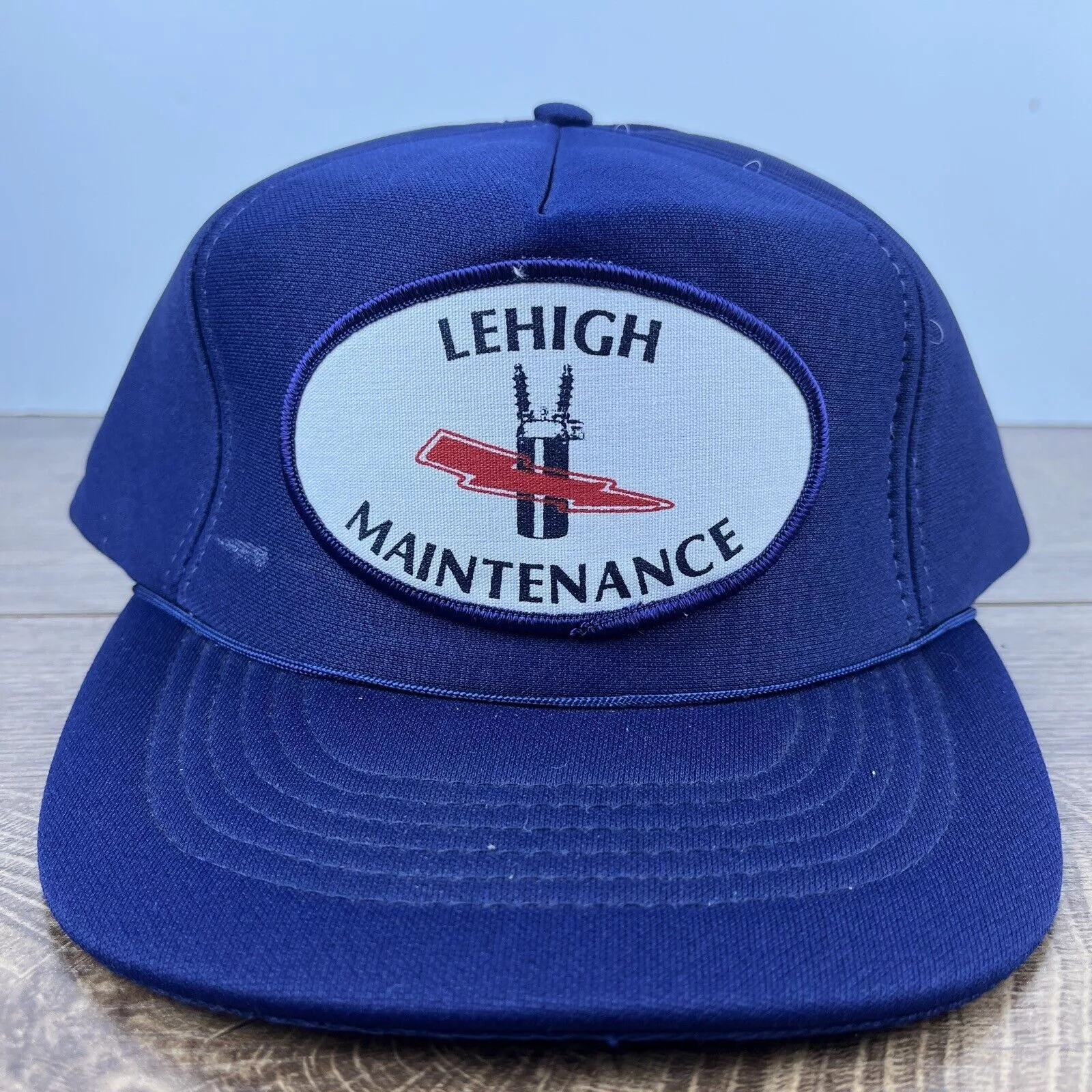 Other Hats Other Lehigh Maintenance Hat Lehigh Blue Hat Adjustable Adult Size
