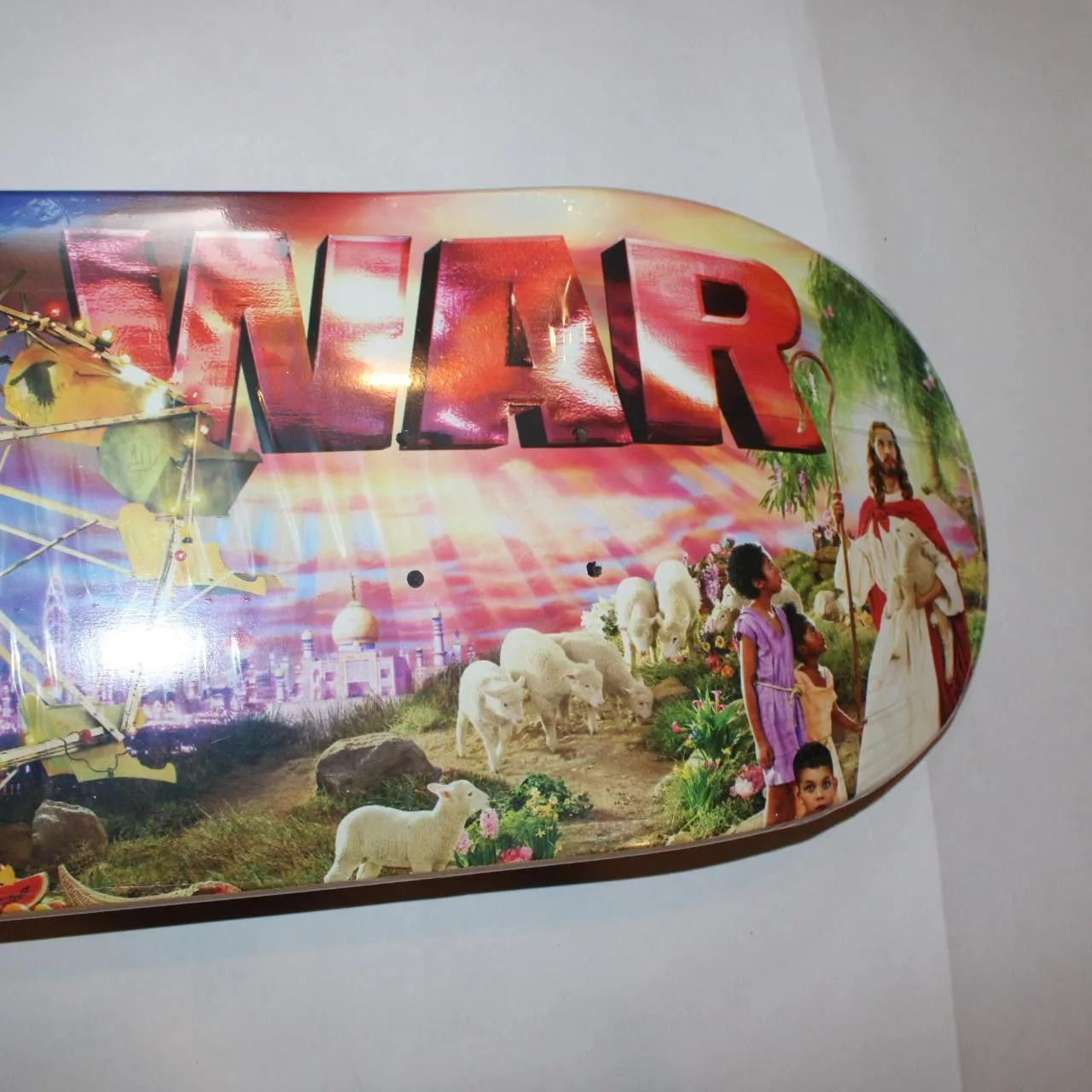 Supreme Supreme Supreme Holy War Skateboard Deck Black
