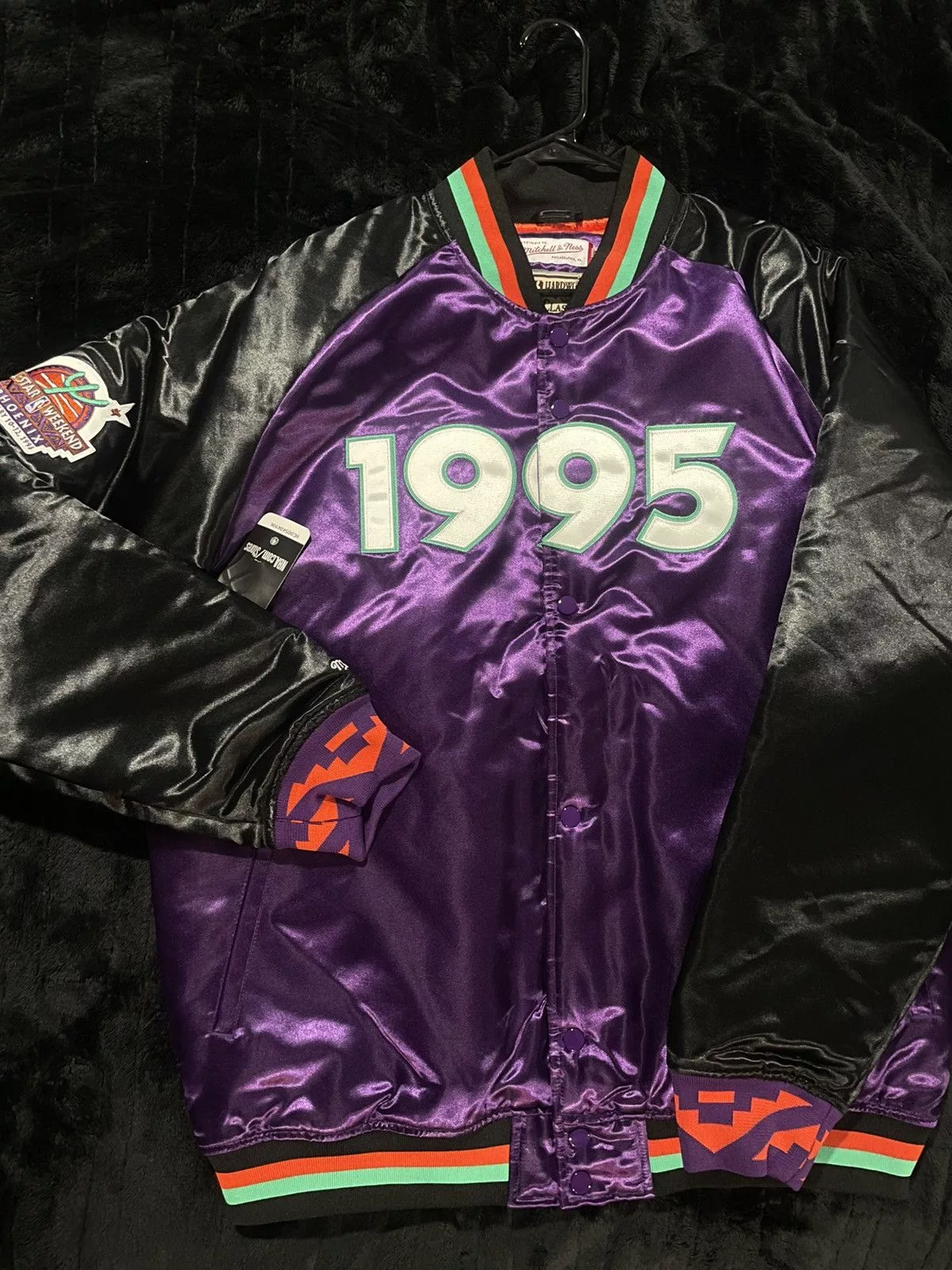 Mitchell & Ness Light Jackets Mitchell & Ness 1995 All Star jacket Purple