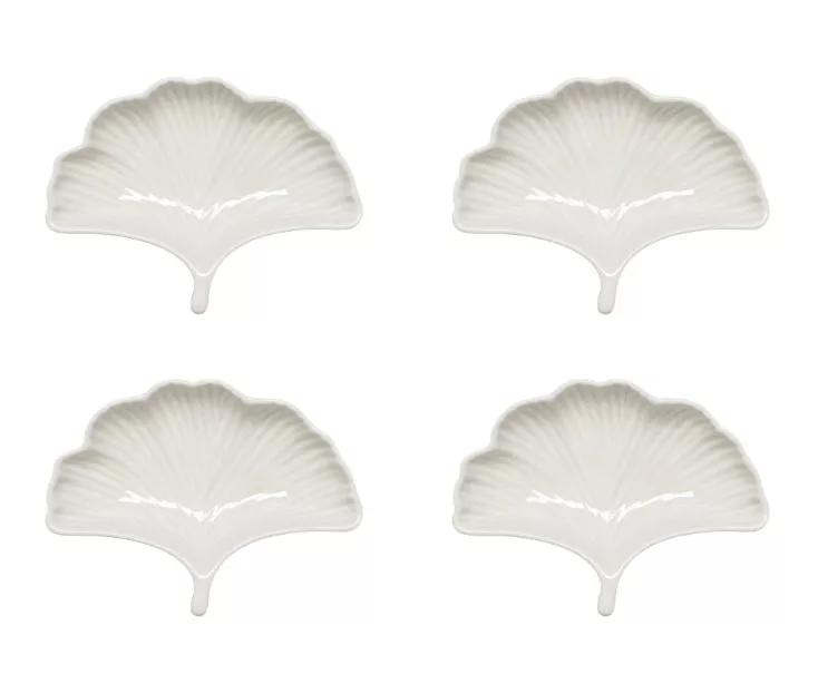 Ginkgo Oyster Dish 4/set