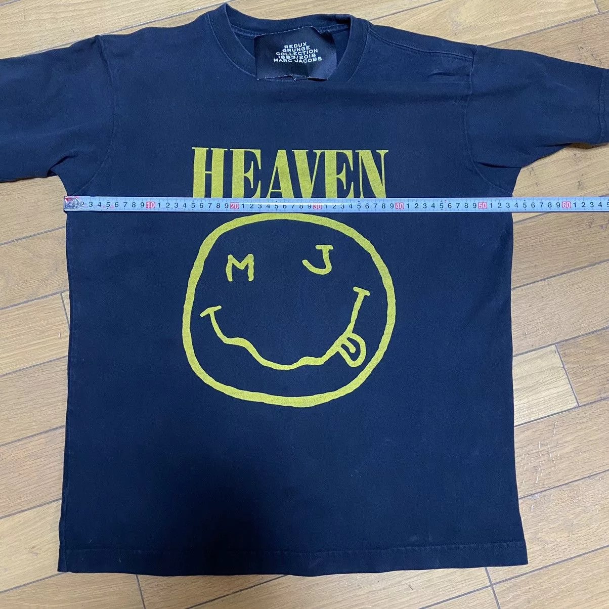 Marc Jacobs Short Sleeve T Shirts Marc Jacobs × Nirvana Marc Jacobs Nirvana Redux Grunge Heaven Tee Black
