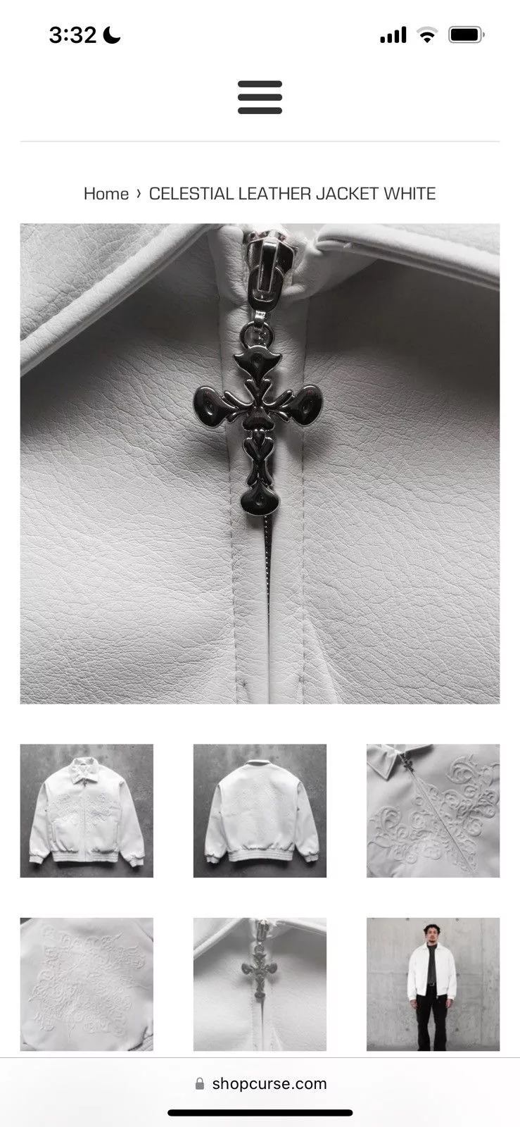 Members Only Leather Jackets Members Only Celestial Leather Jacket White