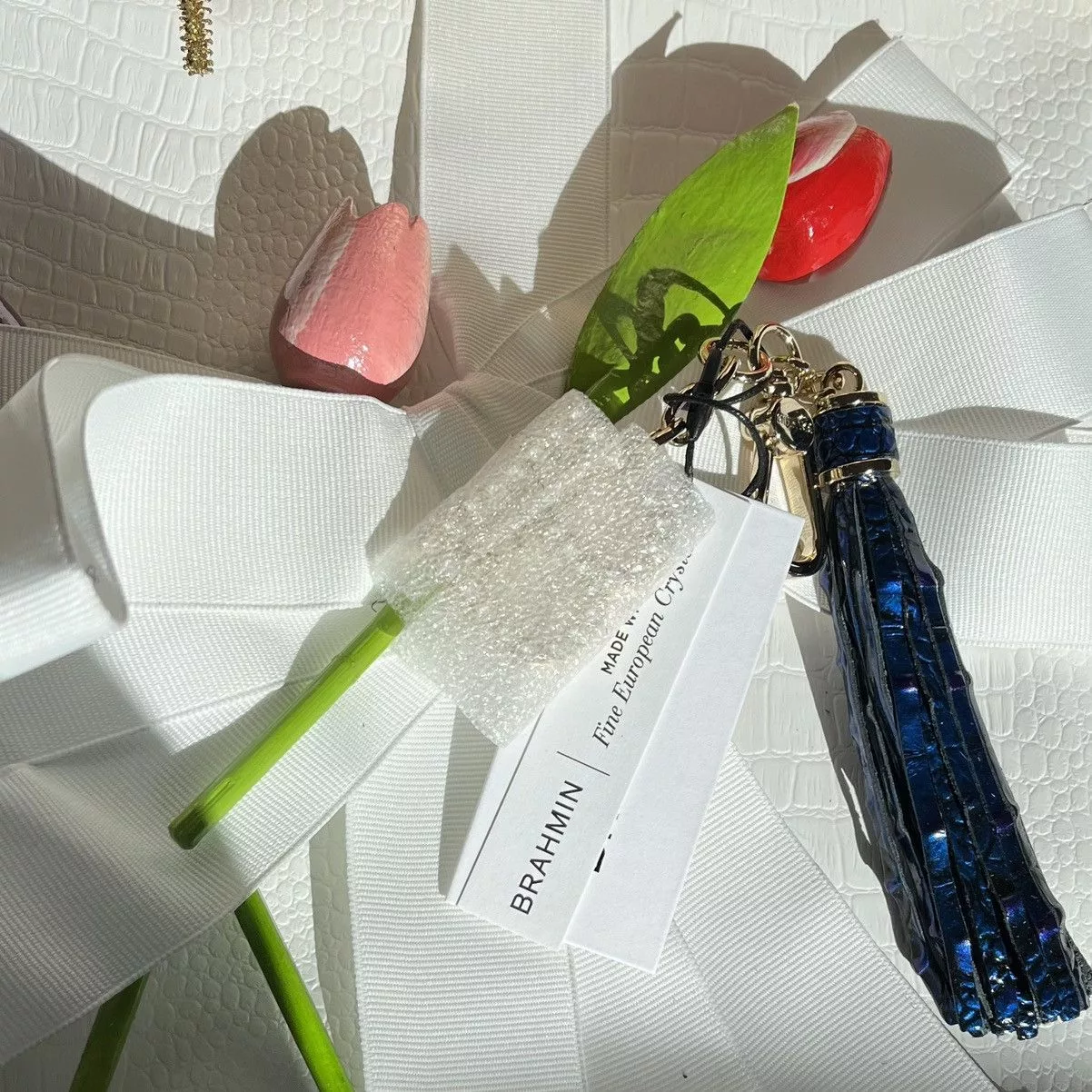 BRAHMIN Miscellaneous BRAHMIN Tassel Key Clip Blue