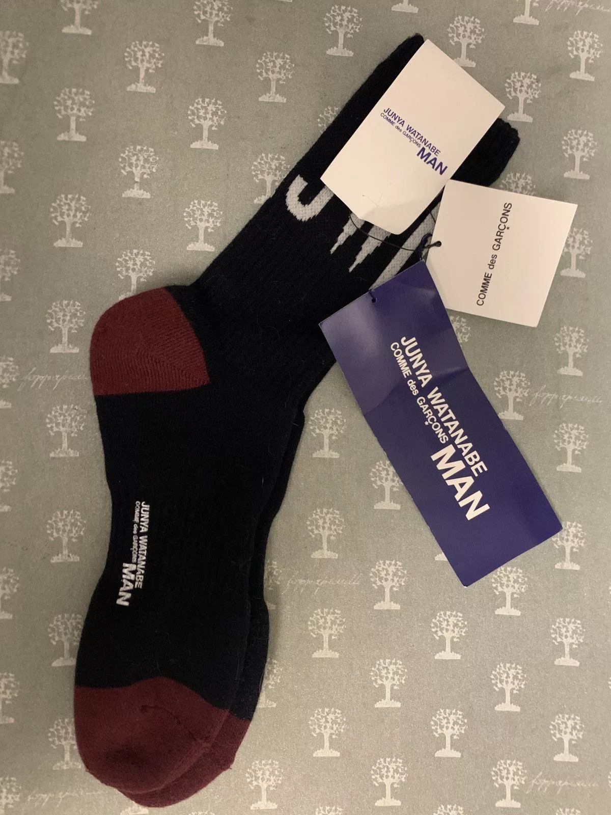 Junya Watanabe Socks Underwear Junya Watanabe Logo socks Blue