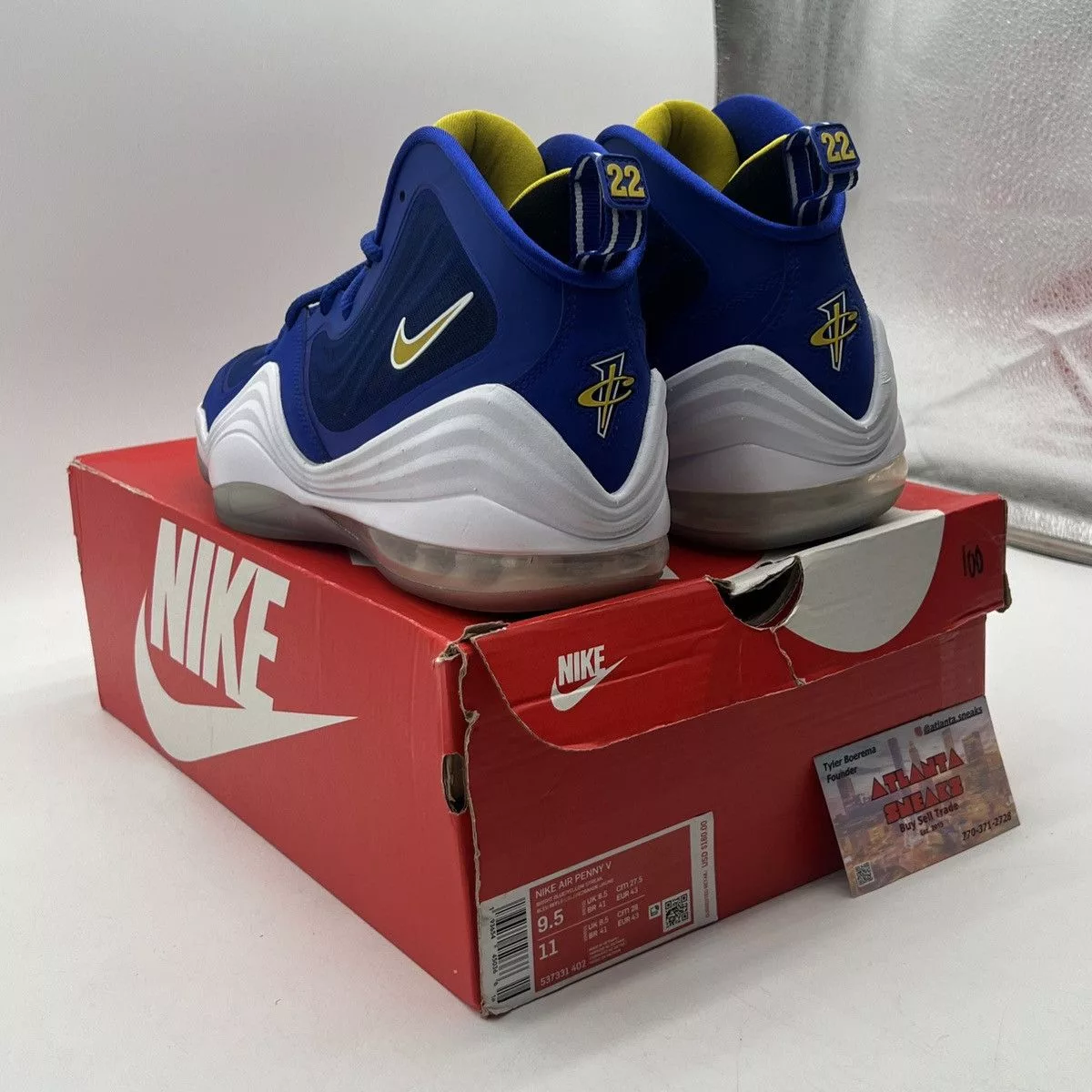 Nike Hi Top Sneakers Nike Air Penny 5 blue chips