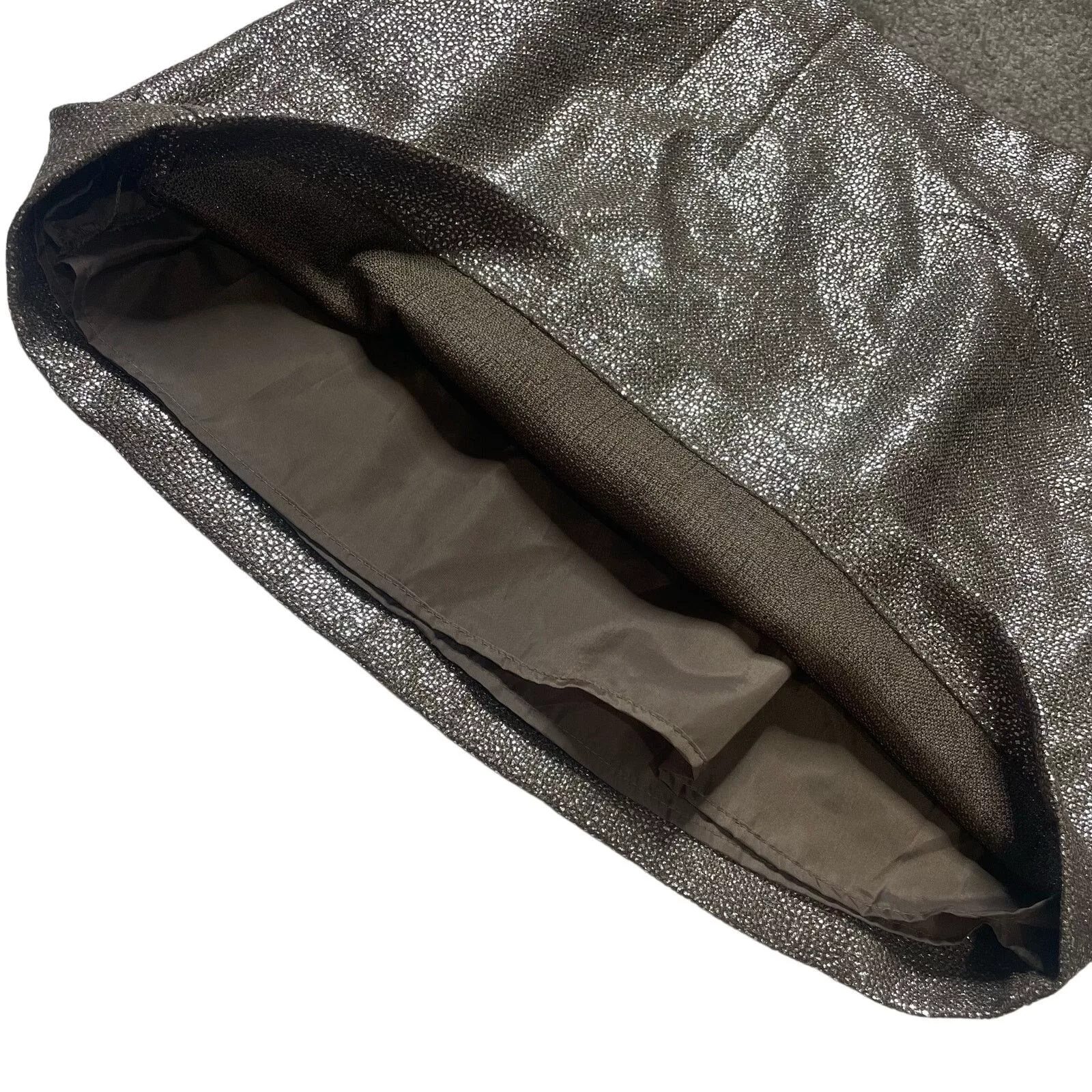 H&M Mini Skirts NWOT H&M Metallic Skirt Brown