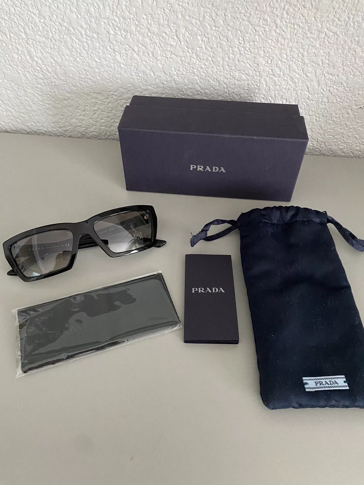 Prada Sunglasses Authentic Prada Rectangle sunglasses Black