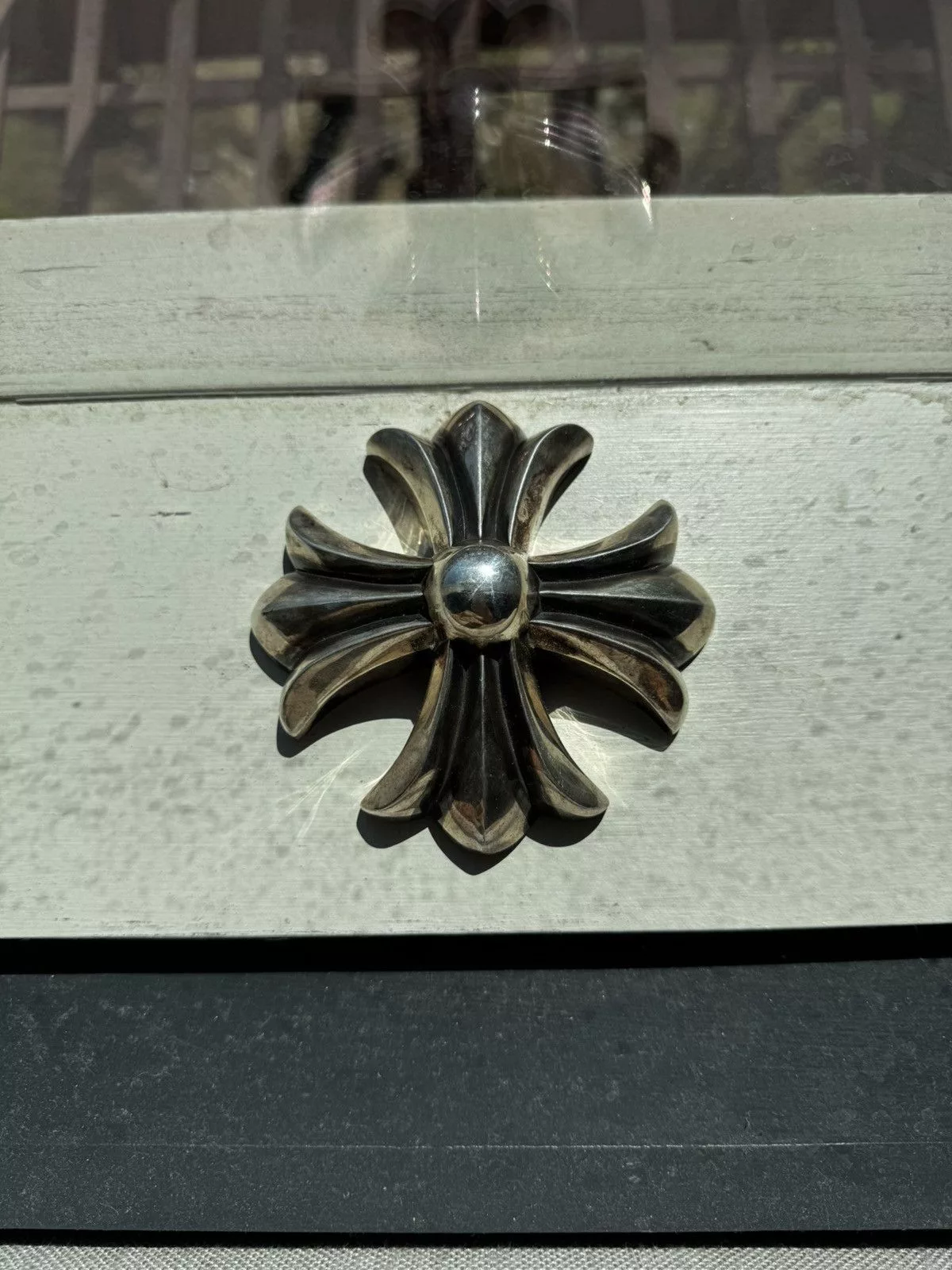 Chrome Hearts Miscellaneous Chrome Hearts Silver Plus Paperweight