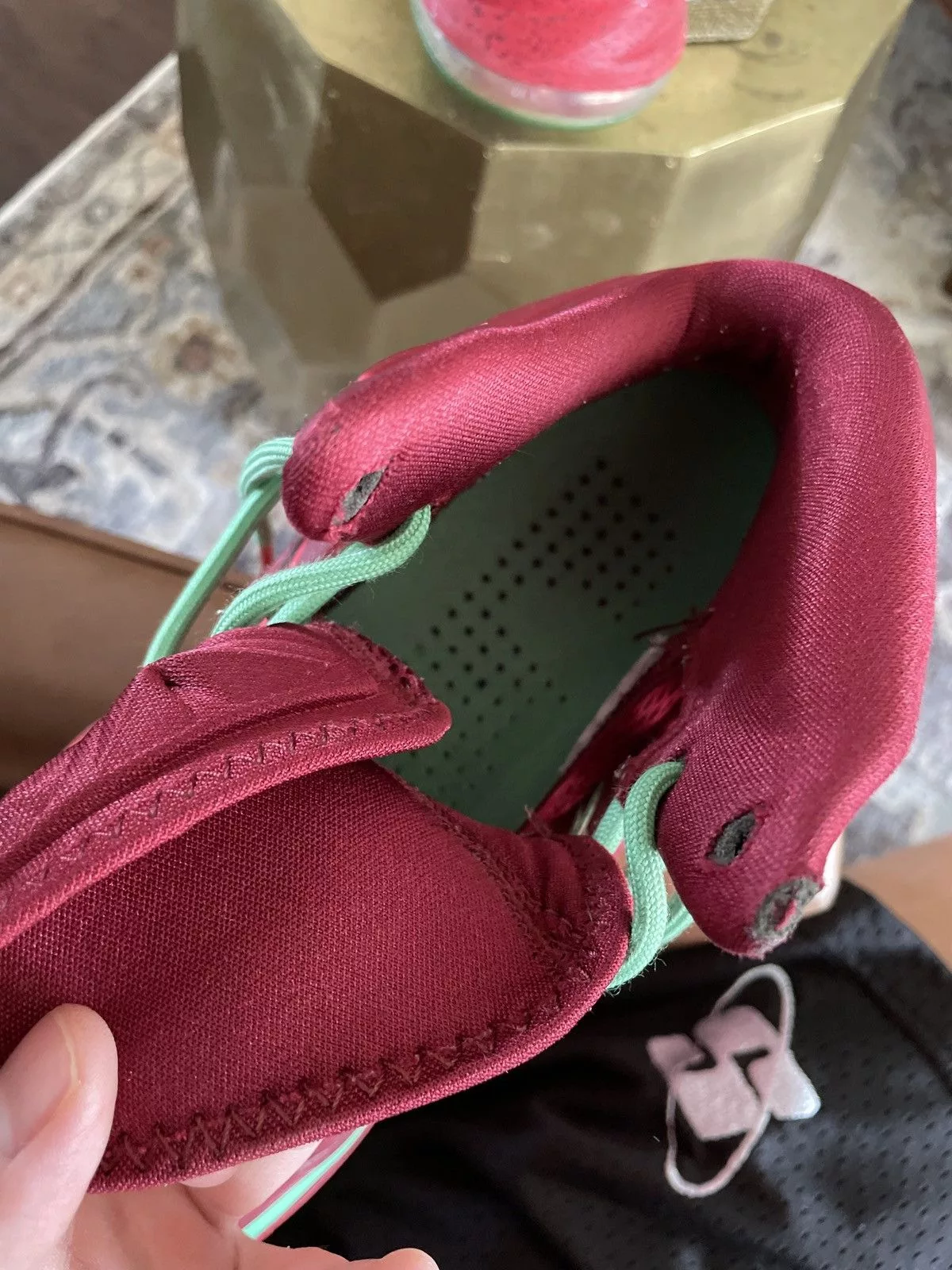Nike Hi Top Sneakers Nike Lebron 10 Christmas Red
