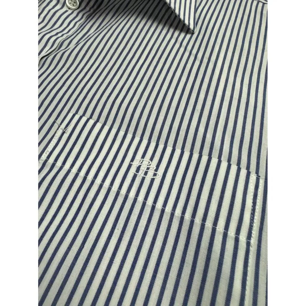 Pierre Balmain Shirts Button Ups Pierre Balmain Balmain Shirt Striped Blue Size fit XL/XXL