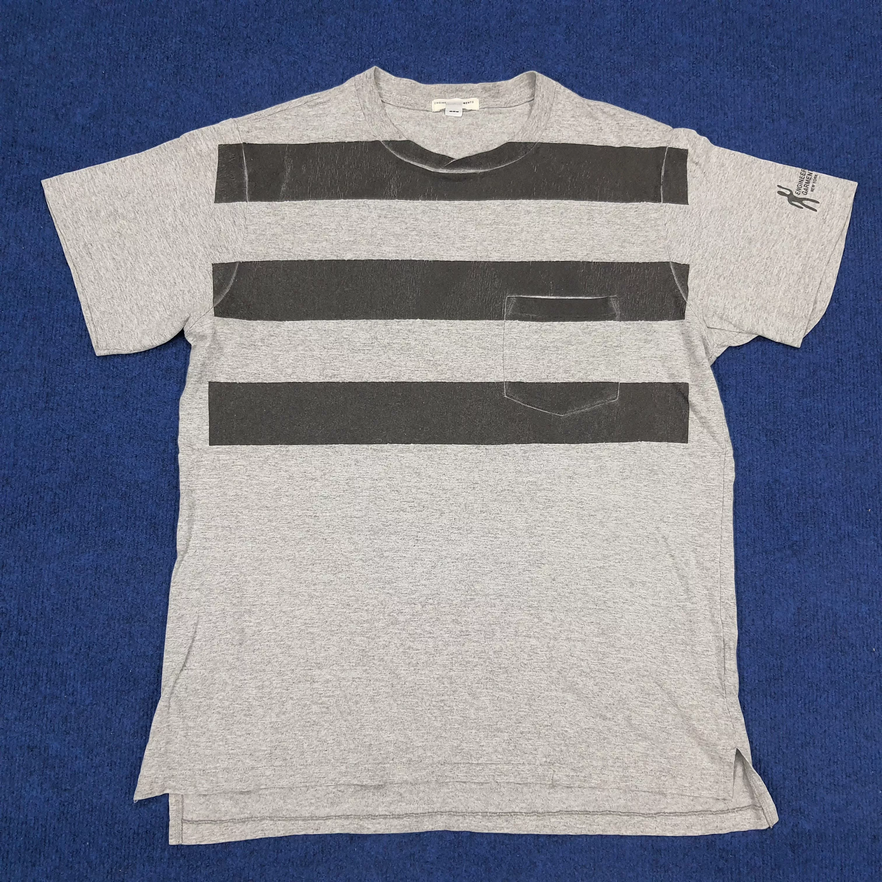 Engineered Garments Short Sleeve T Shirts Engineered Garments × Vintage Vintage Engineered Garments Pocket Tee T-shirt Gray