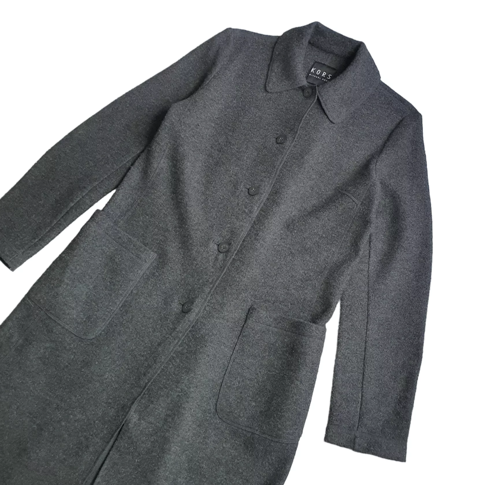Michael Kors Coats MICHAEL KORS Wool Trench Coat Jacket Saiz 4 Gray