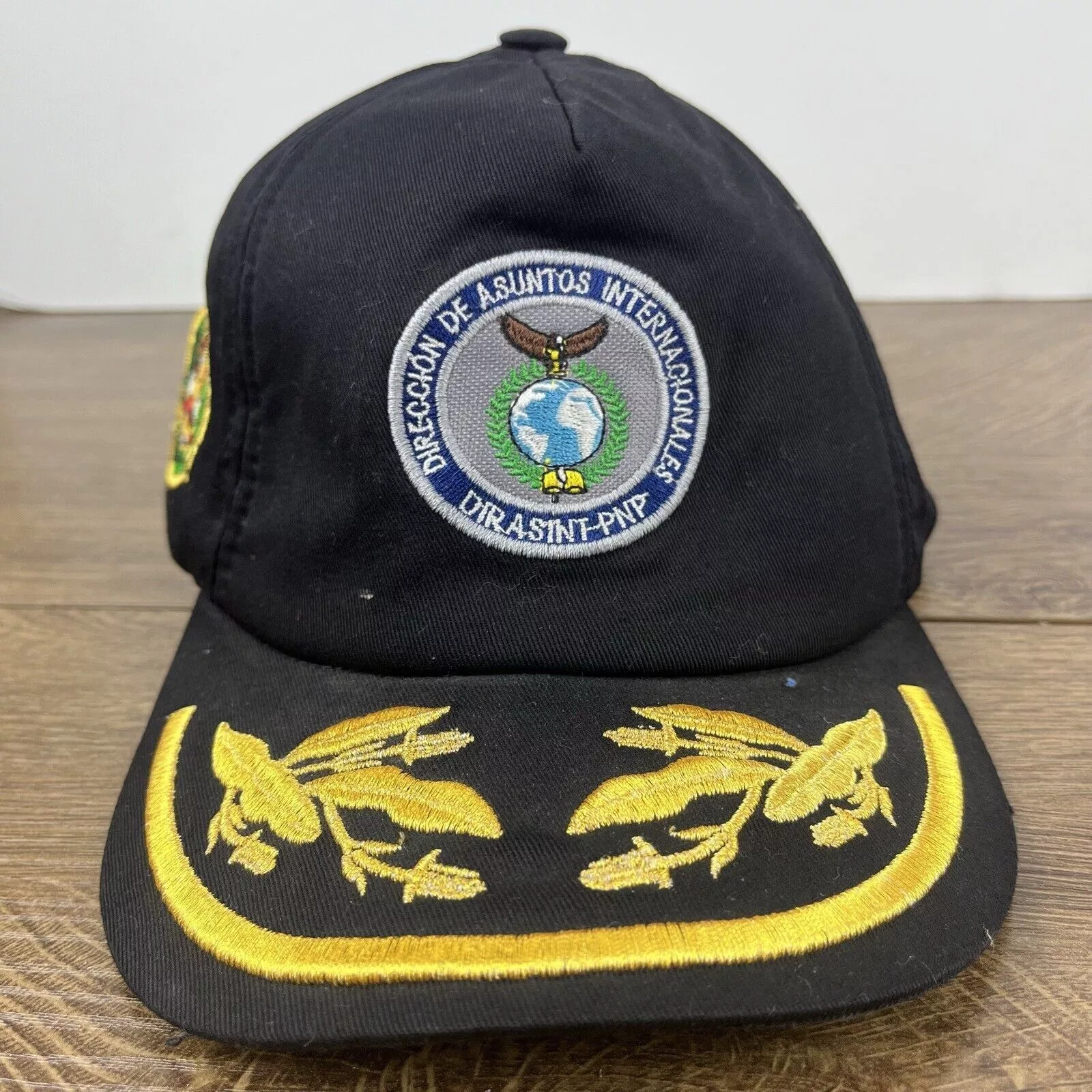 Other Hats Other Direccion De Asuntos Hat Dirasint PNP Adjustable Hat Black H