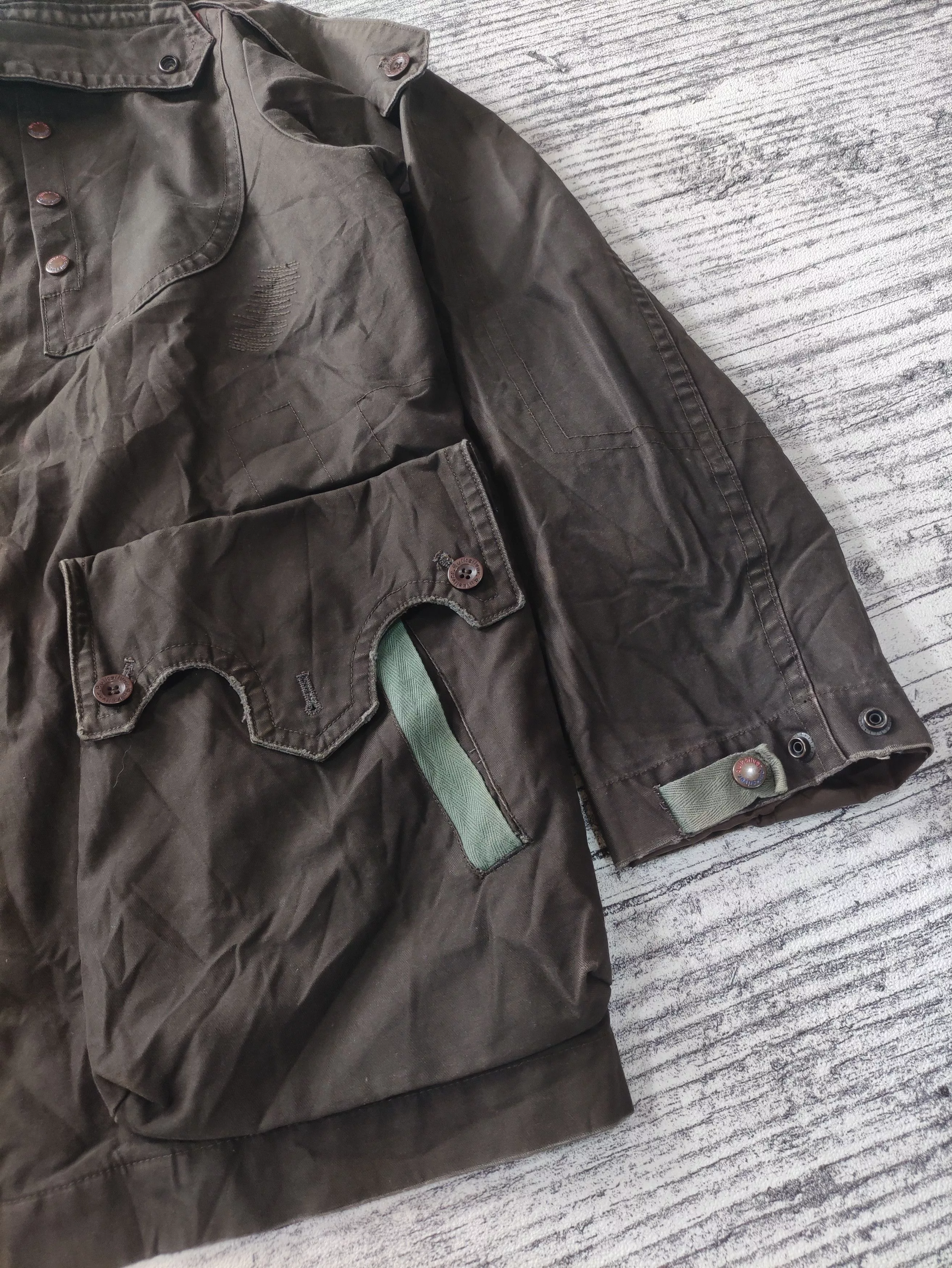 Quiksilver Parkas QUIKSILVER DARK BROWN CANVAS JACKET
