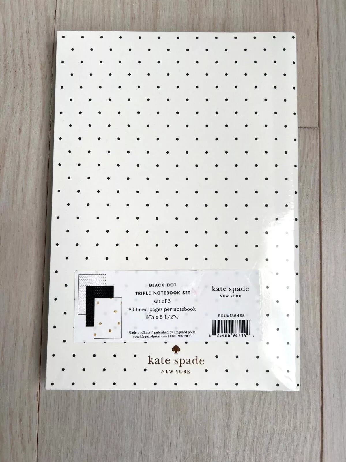 Kate Spade Miscellaneous Kate Spade Notebook Set, 3-Pack Lined Travel Journals 80 Pgs Multi