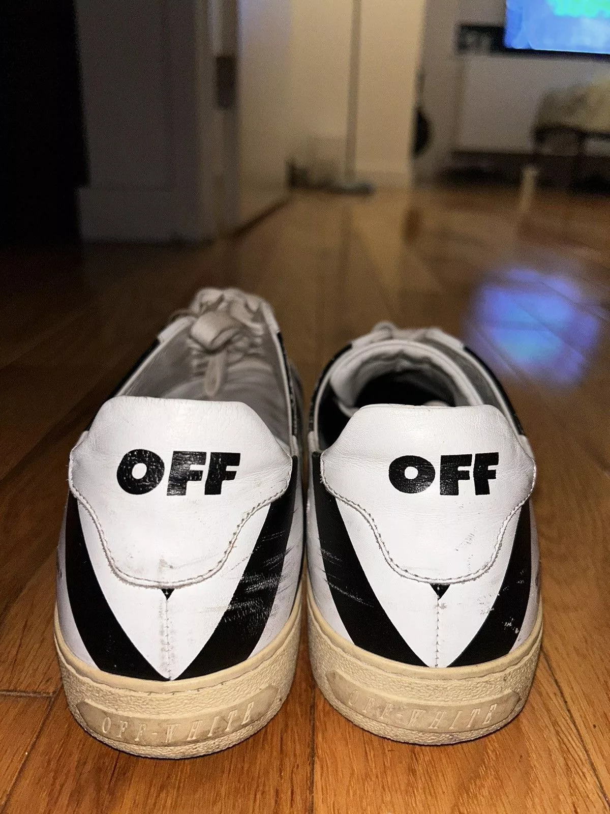 Off-White Low Top Sneakers Off-White × Virgil Abloh 2018 VIRGIL “ BLUE COLLAR “ Black