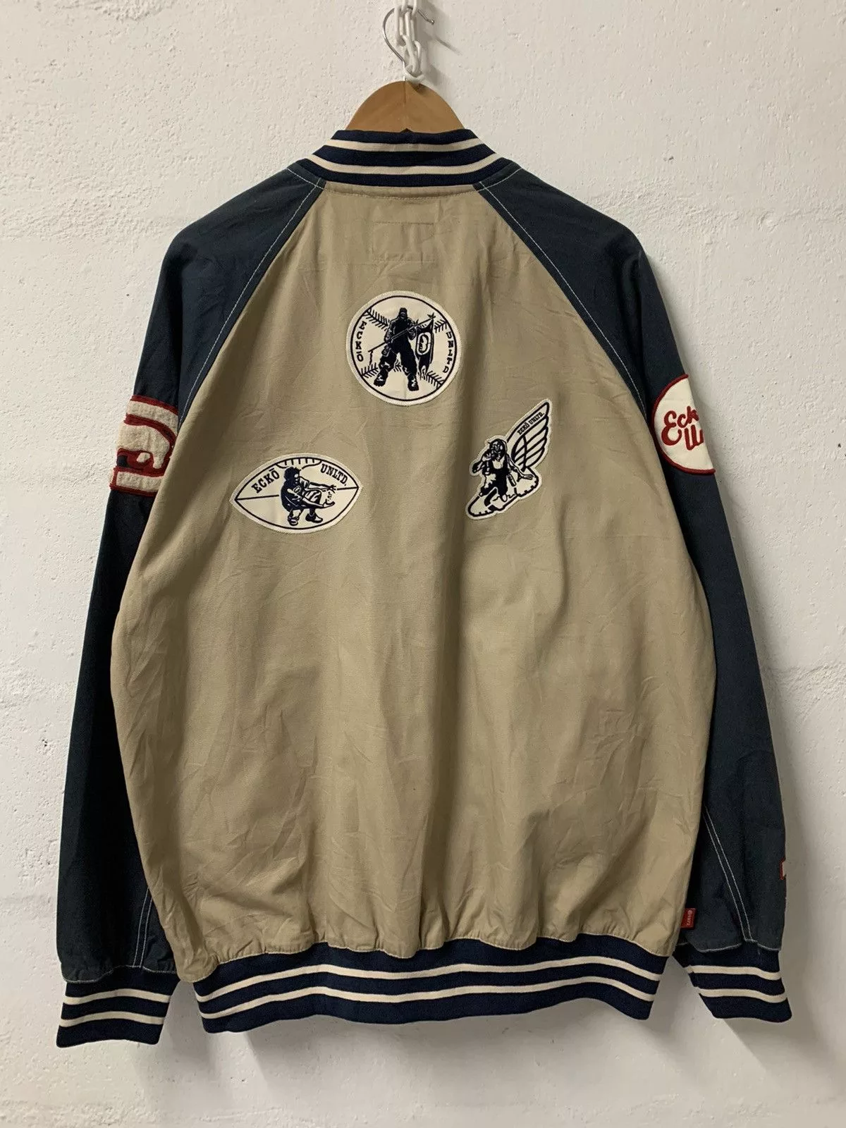 Ecko Unltd. Light Jackets Ecko Unltd. × Vintage Vintage Ecko Unltd Varsity Jacket Brown