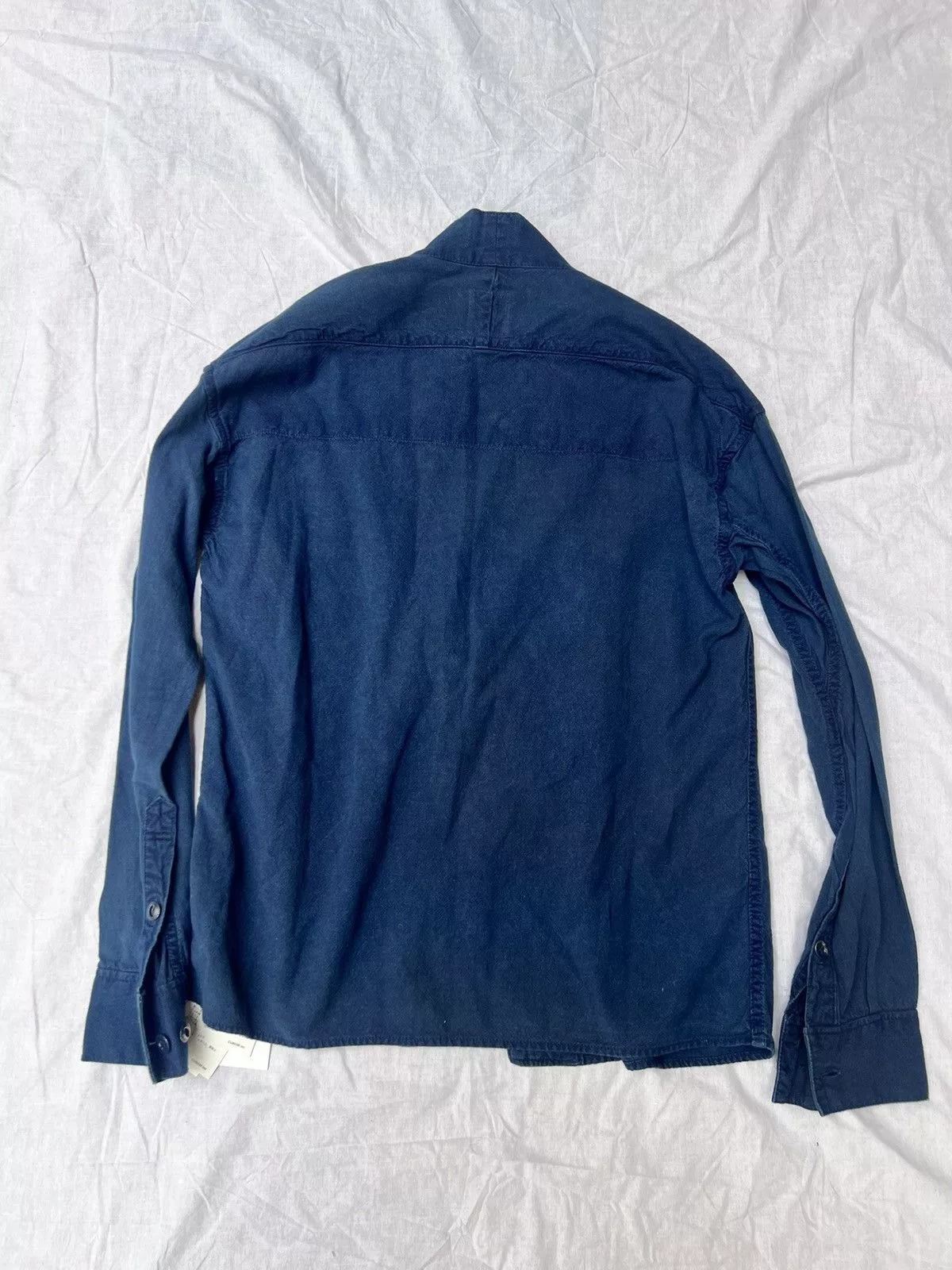 Visvim Cloaks Capes Visvim Denim printed kimono Blue