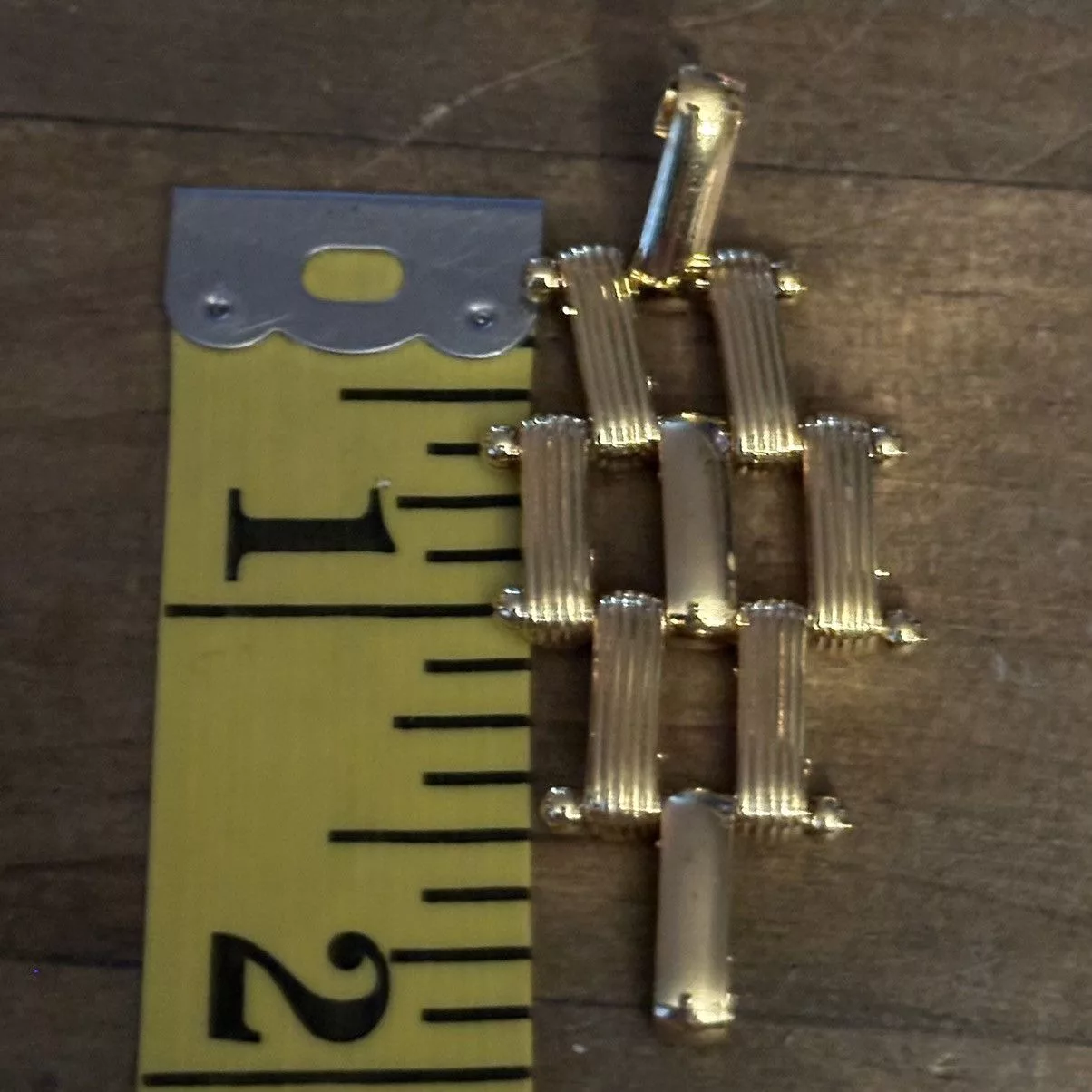 Other Earrings Other Hold tone basketweave dangle earrings Gold