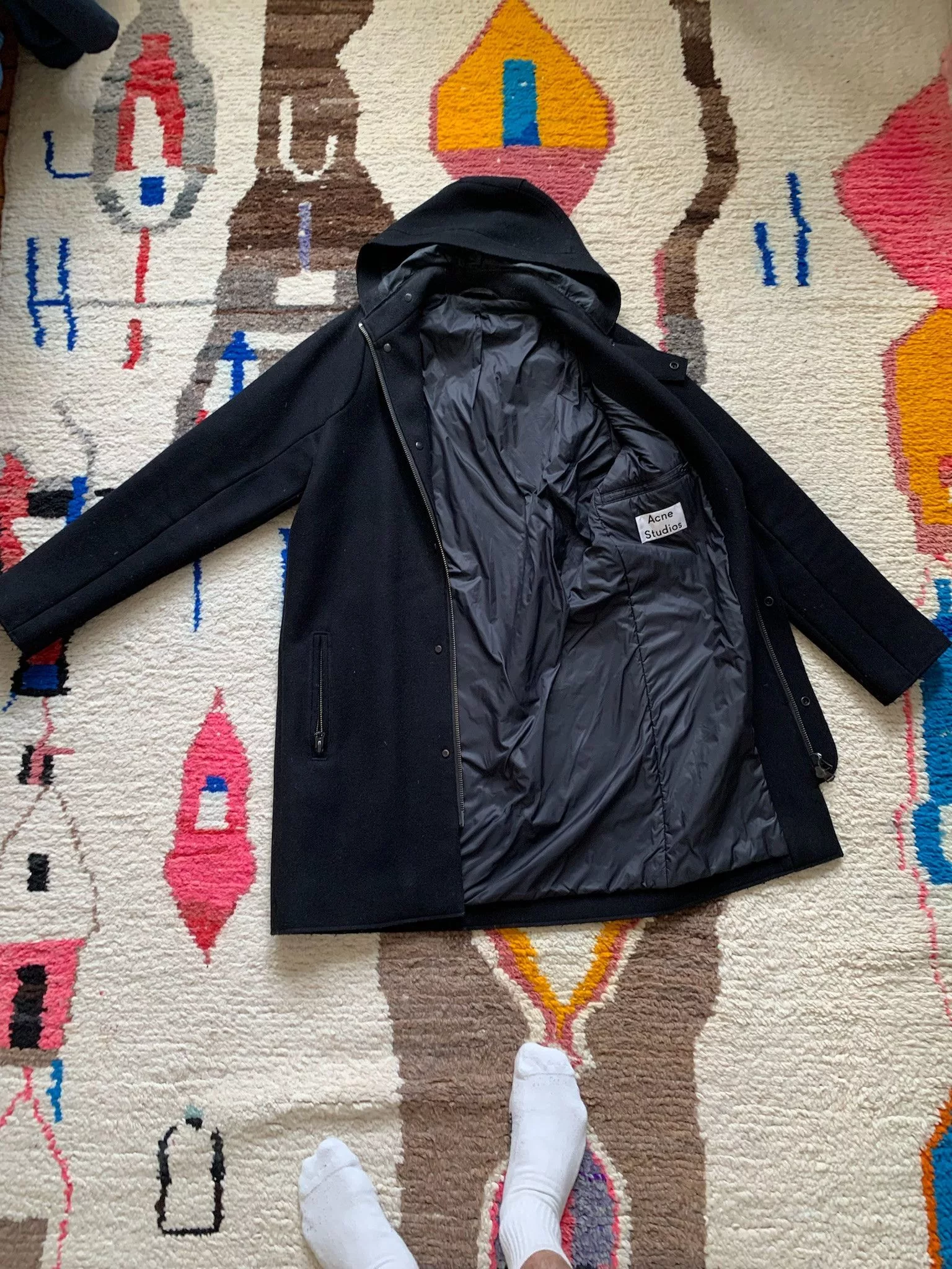 Acne Studios Heavy Coats Acne Studios Milton Jacket Black 48