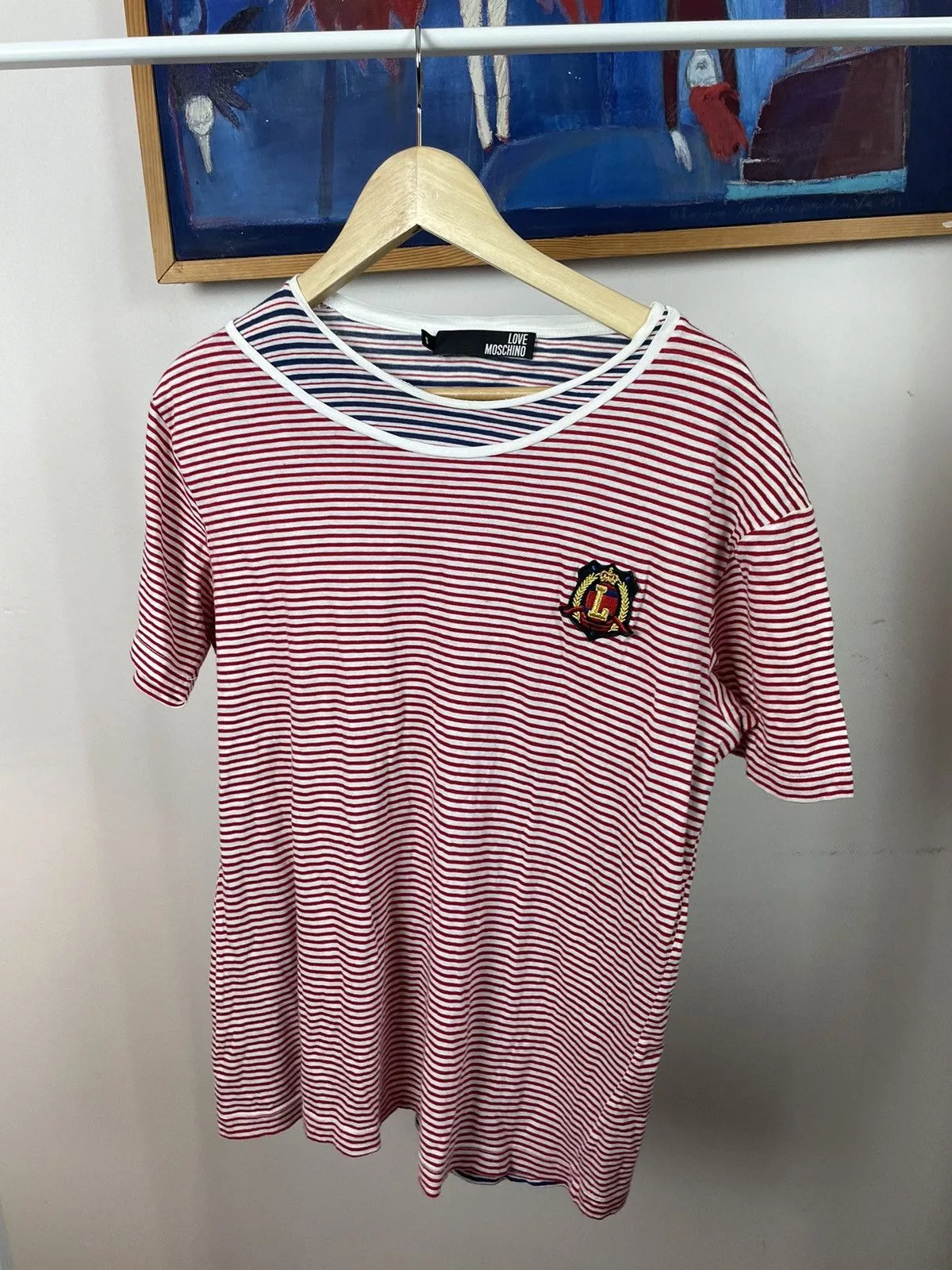 Moschino Short Sleeve T Shirts Moschino × Vintage Love moschino tshirt White