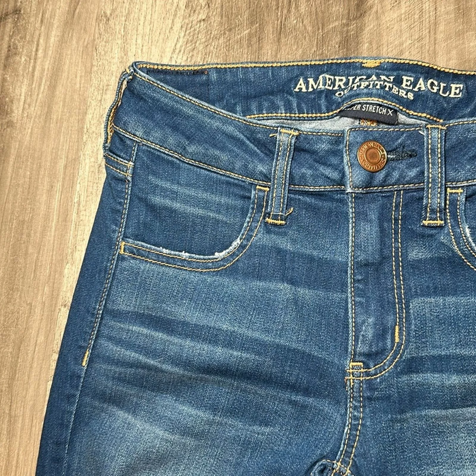 American Eagle Outfitters Jeans American Eagle Outfitters American Eagle Super Stretch X Jegging Jeans - 2 Blue