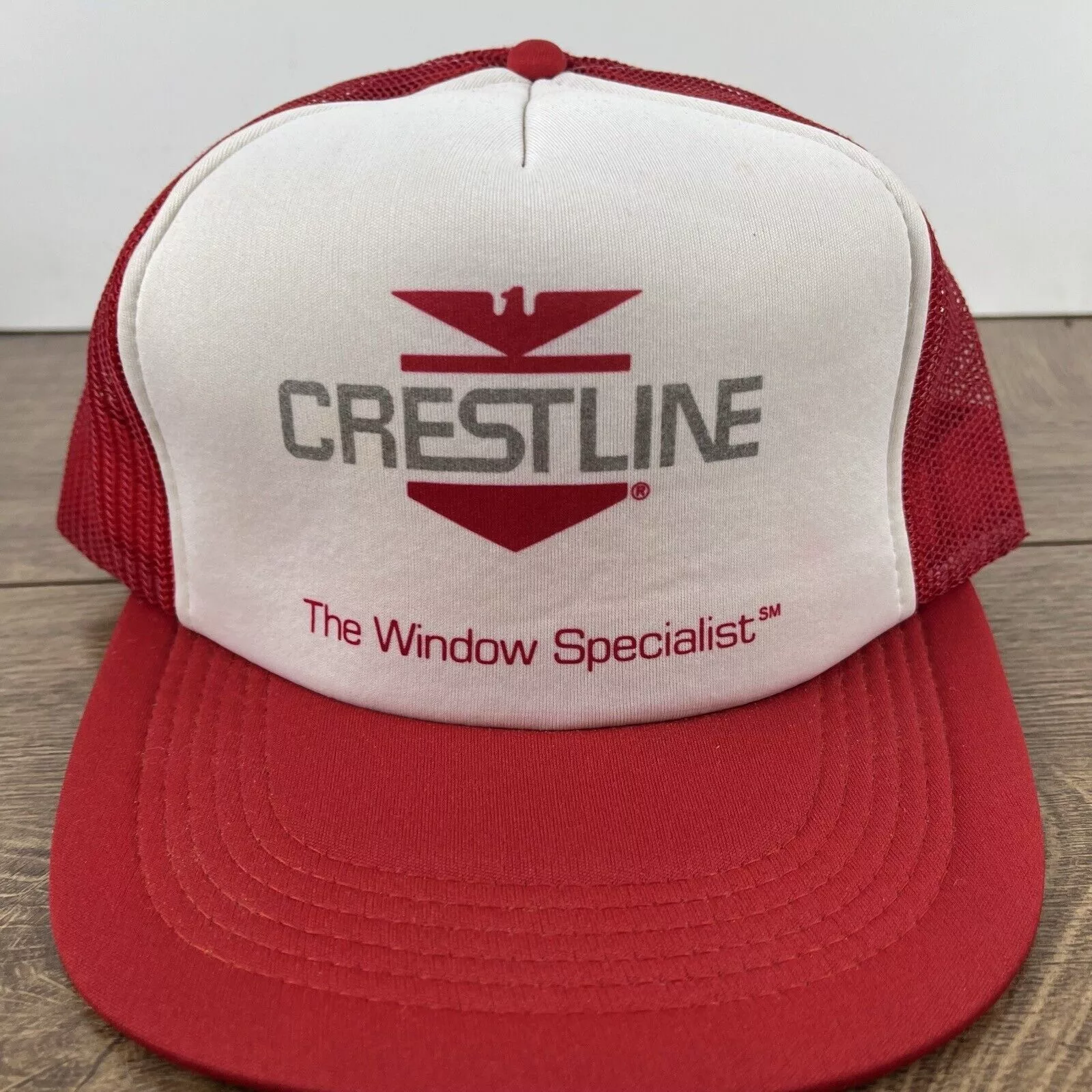Other Hats Other Crestline Hat The Window Specialist Hat Red Adjustable Hat R