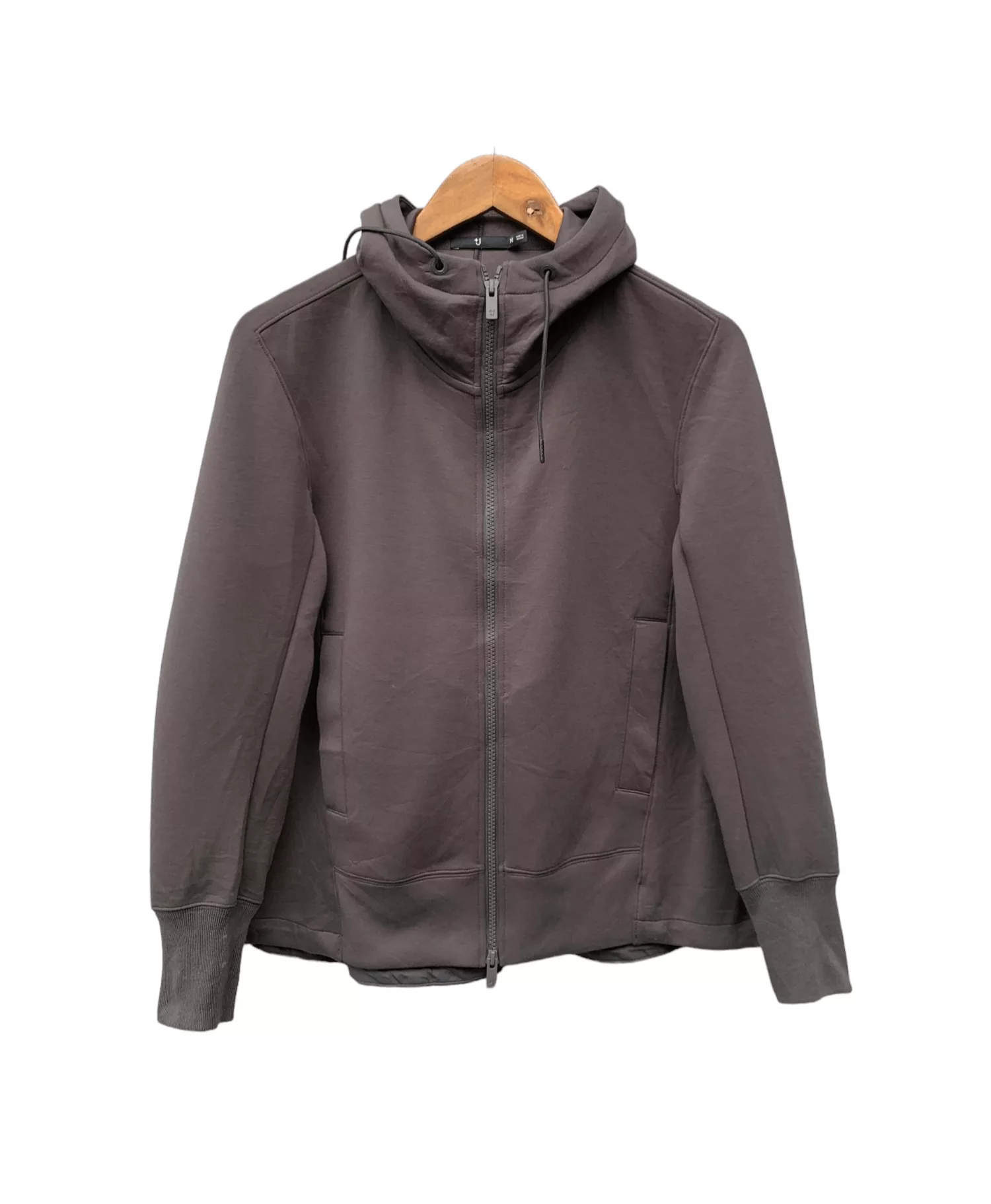 Jil Sander Light Jackets Jil Sander × Uniqlo Vintage jil Sander X Uniqlo Hoodie Jacket Brown
