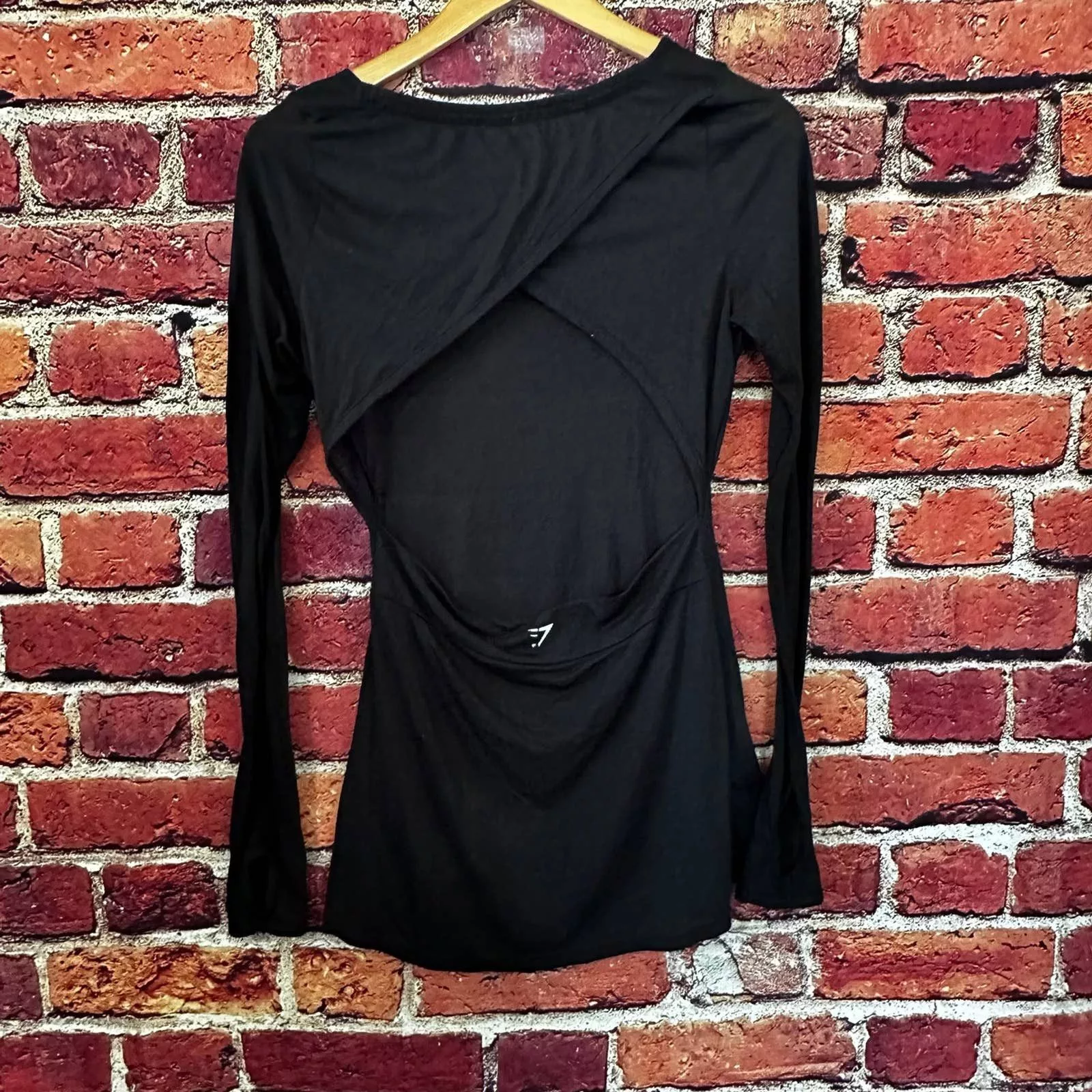 Gymshark Tank Tops Gymshark open back long sleeve Black