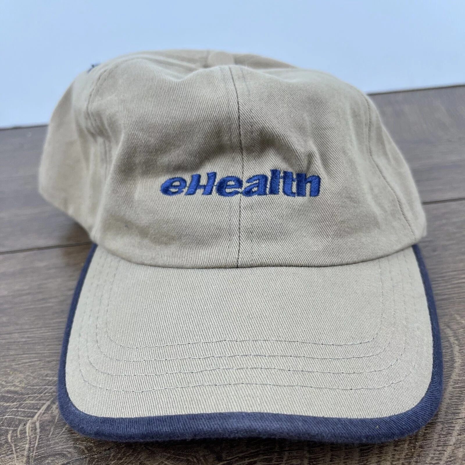Other Hats Other eHealth Hat E Health Hat Tan Brown Hat Adjustable Snapback A