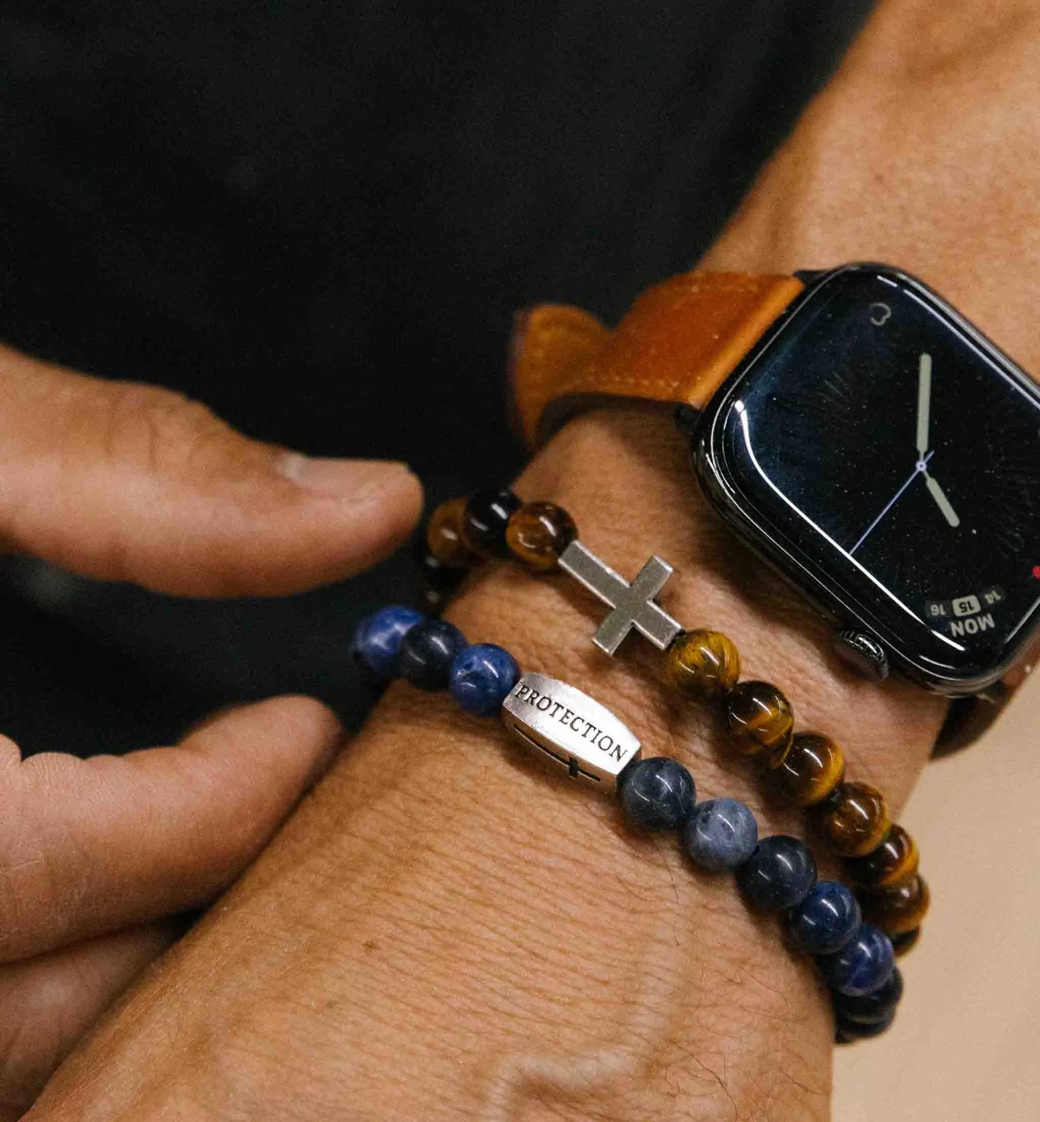 Divine Faith Tiger's Eye Stretch Bracelet