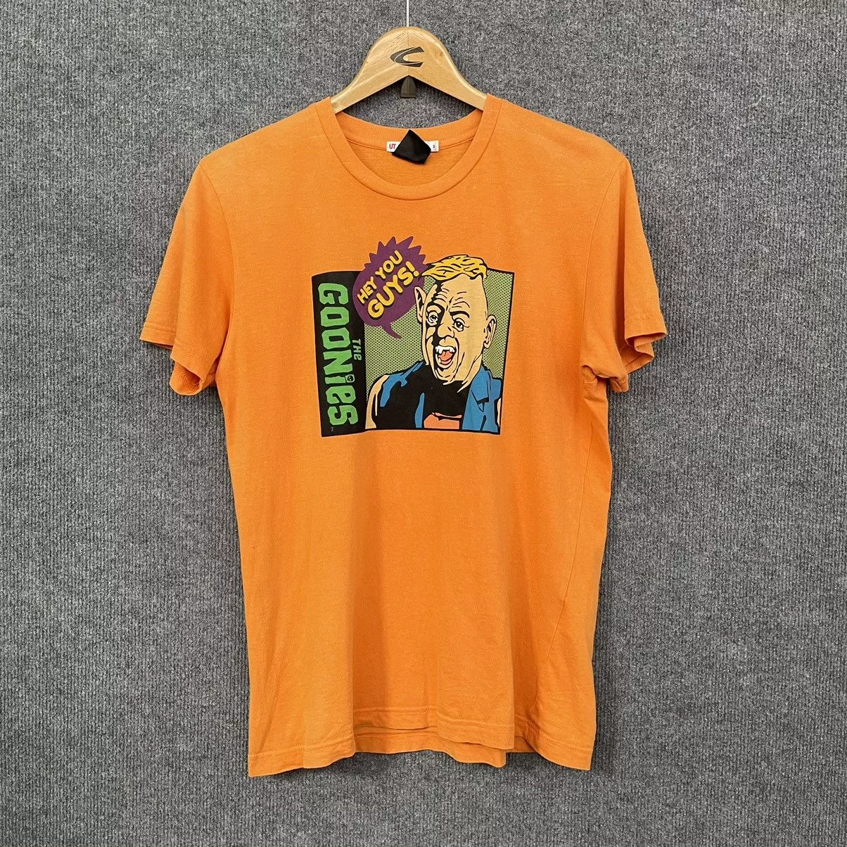 Uniqlo Short Sleeve T Shirts Uniqlo Vintage Movie The Goonies T Shirt Orange