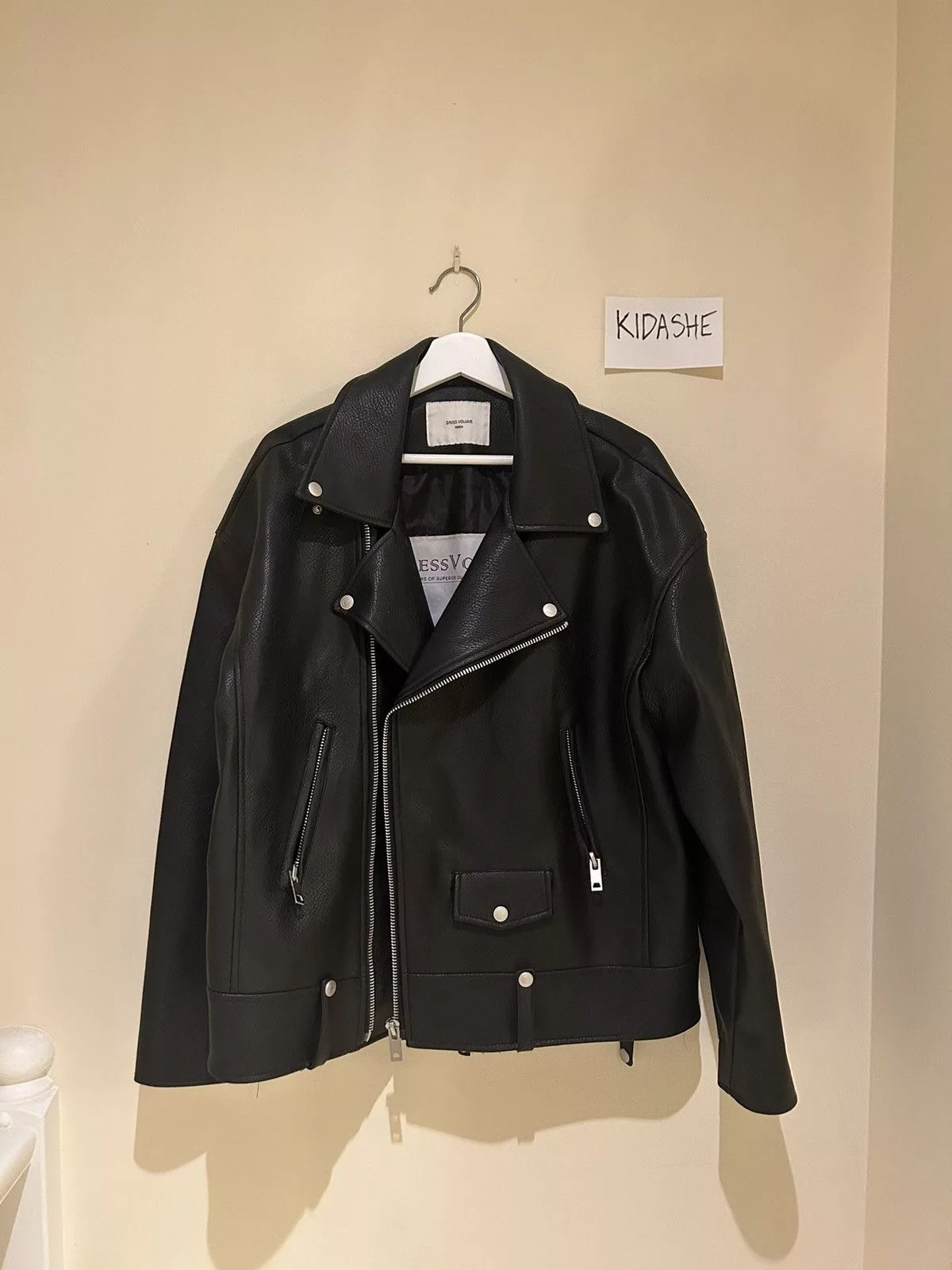Leather Leather Jackets Dress Volume Leather Jacket Black