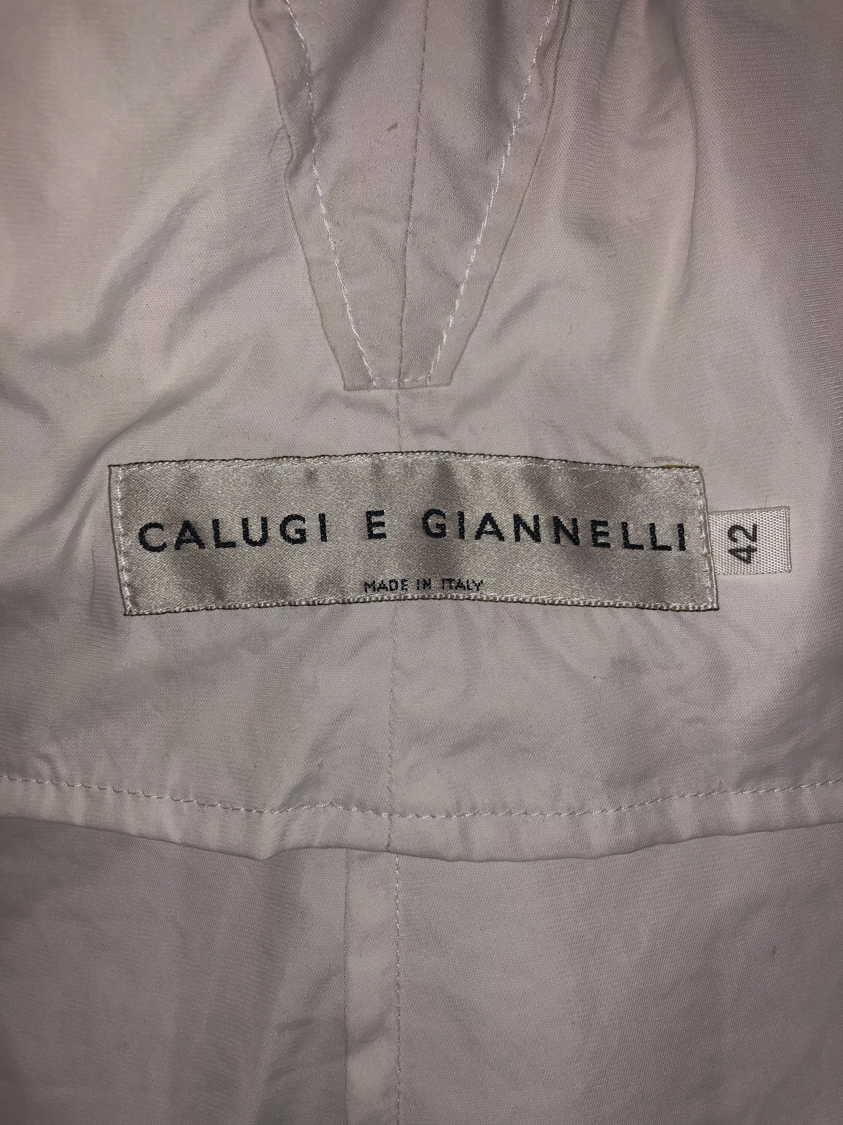 Calugi e Gianelli Jackets Calugi e Gianelli Open backside hooded Jacket Beige