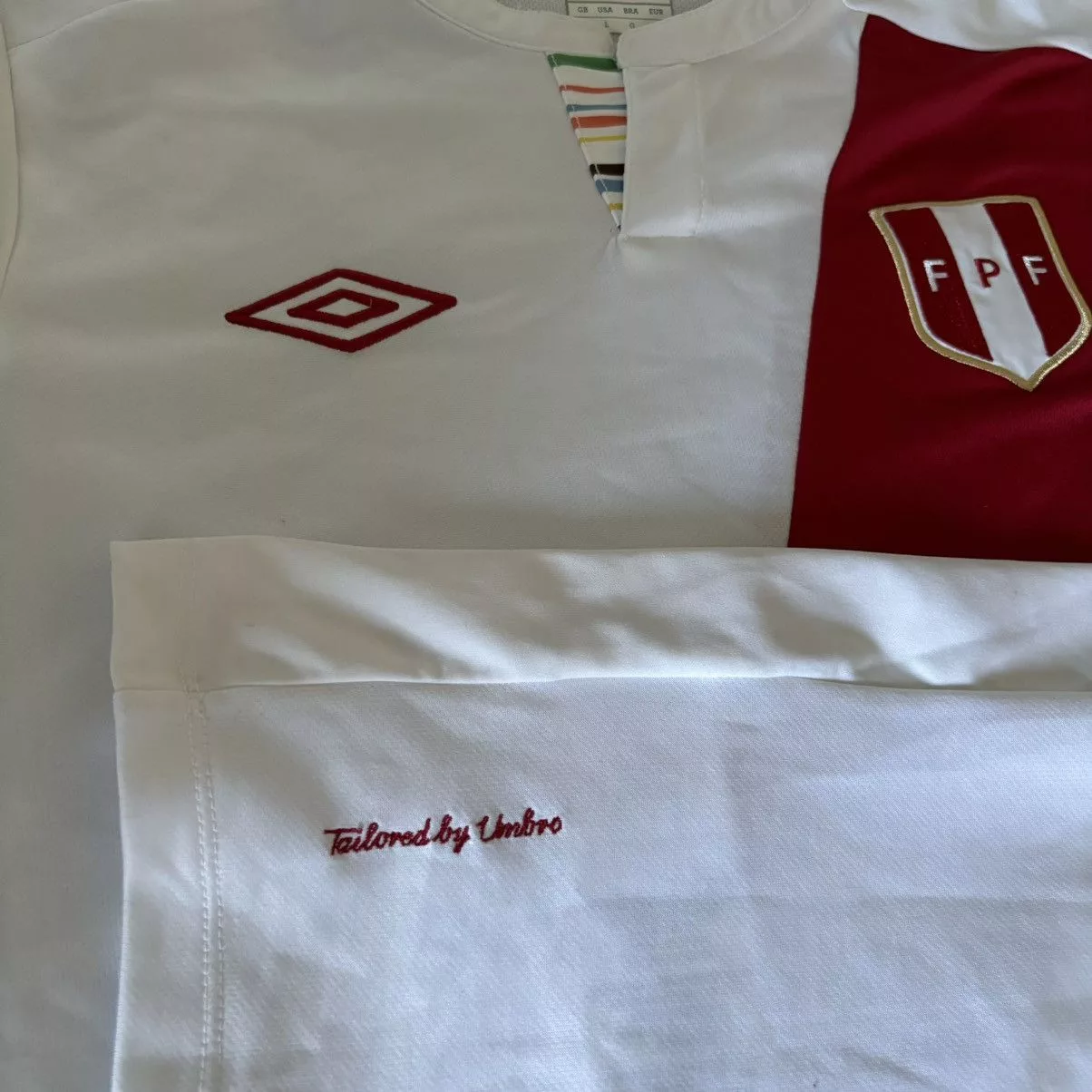 Umbro Jerseys Peru 2011-12 Umbro jersey White
