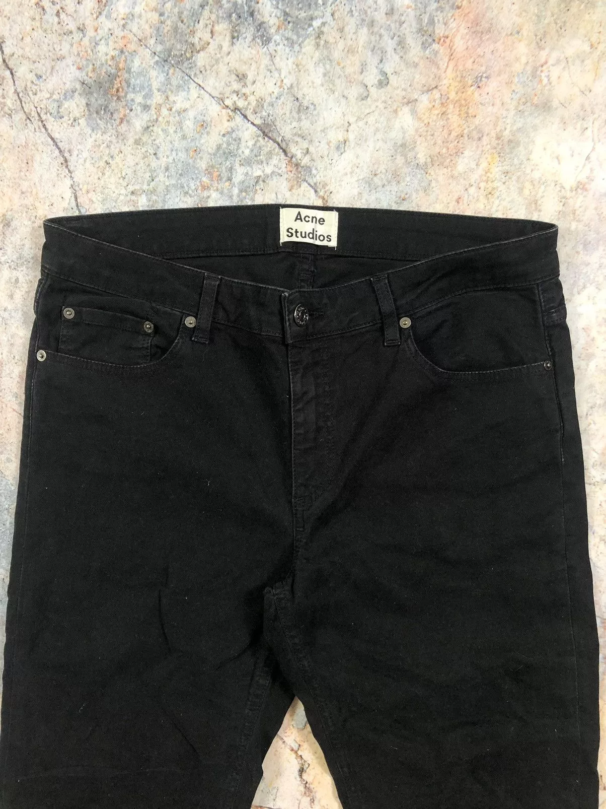 Acne Studios Denim Acne studios black denim pants