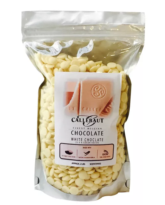 2 Lb Bag White Chocolate Callets