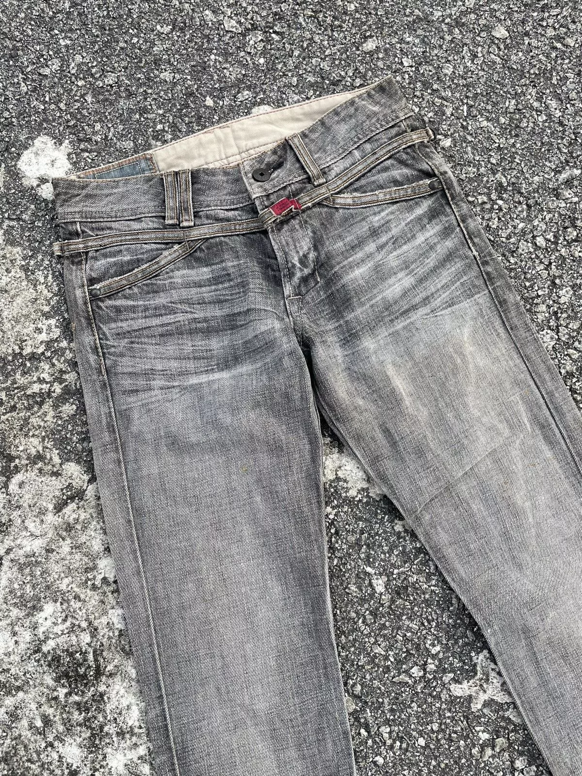 Marithe + Francois Girbaud Denim Marithe + Francois Girbaud Vintage MFG punk Style Denim Black Avant-Garde