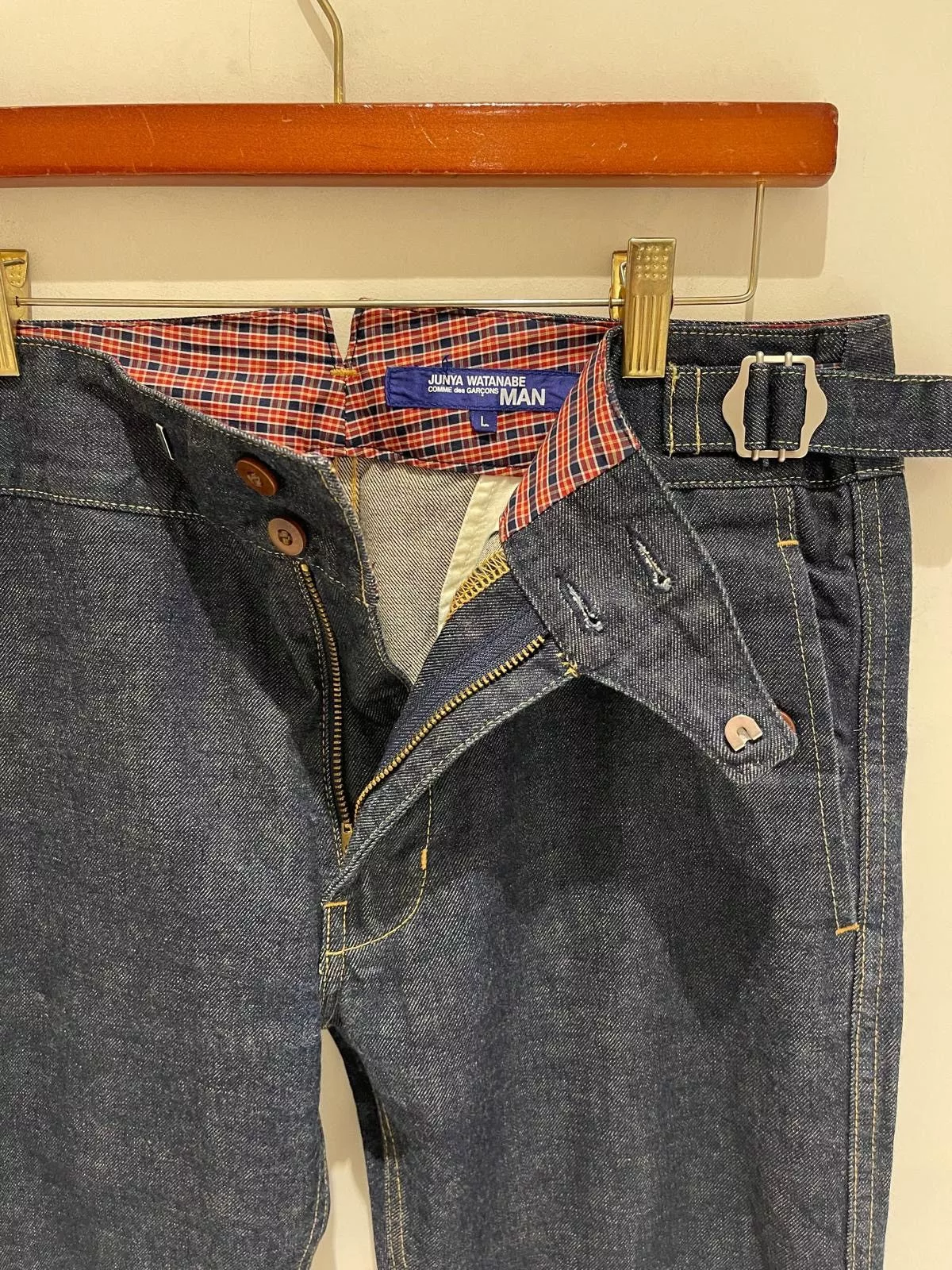 Junya Watanabe Denim Trousers Blue